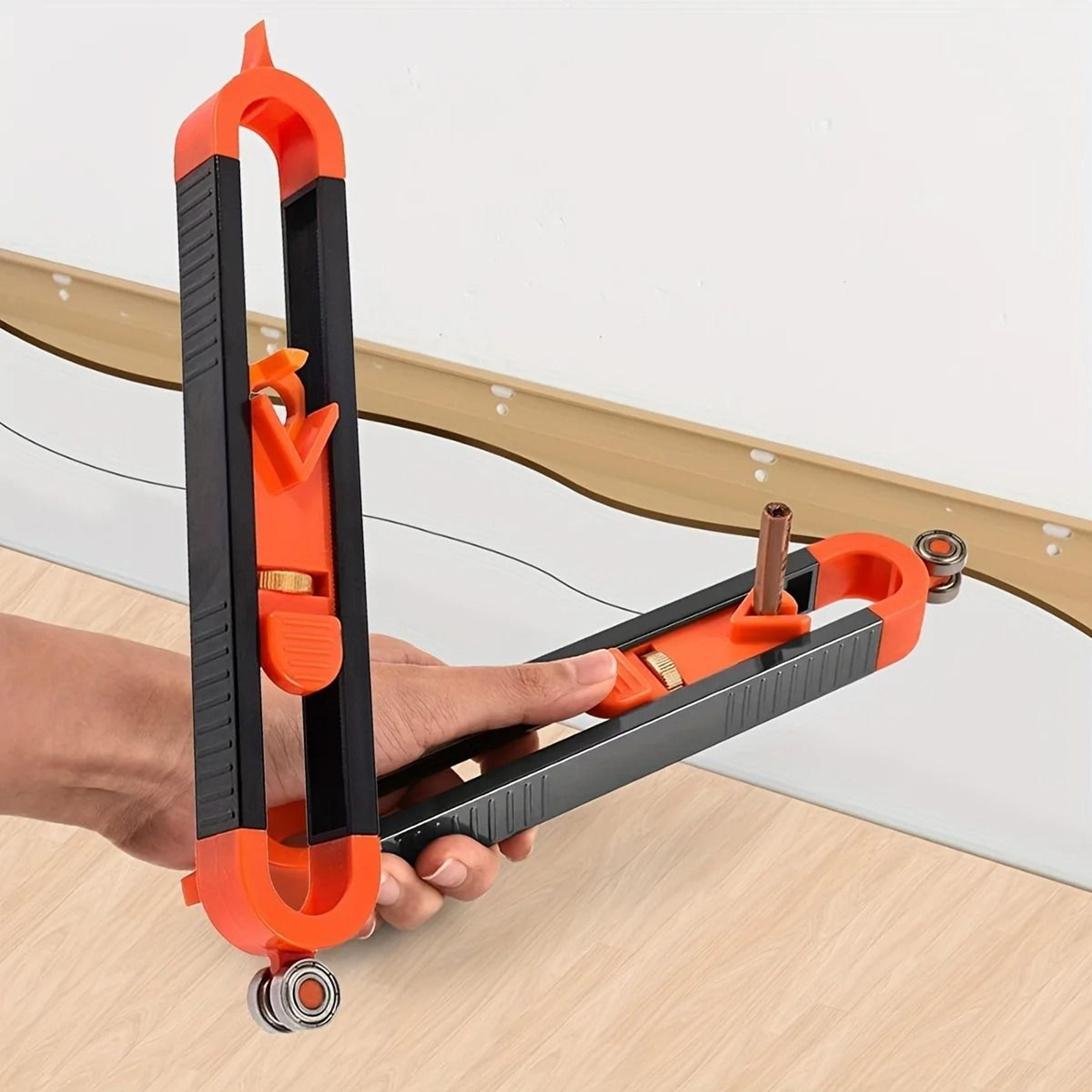 contour gauge scribe tool for woodworking and shape duplication