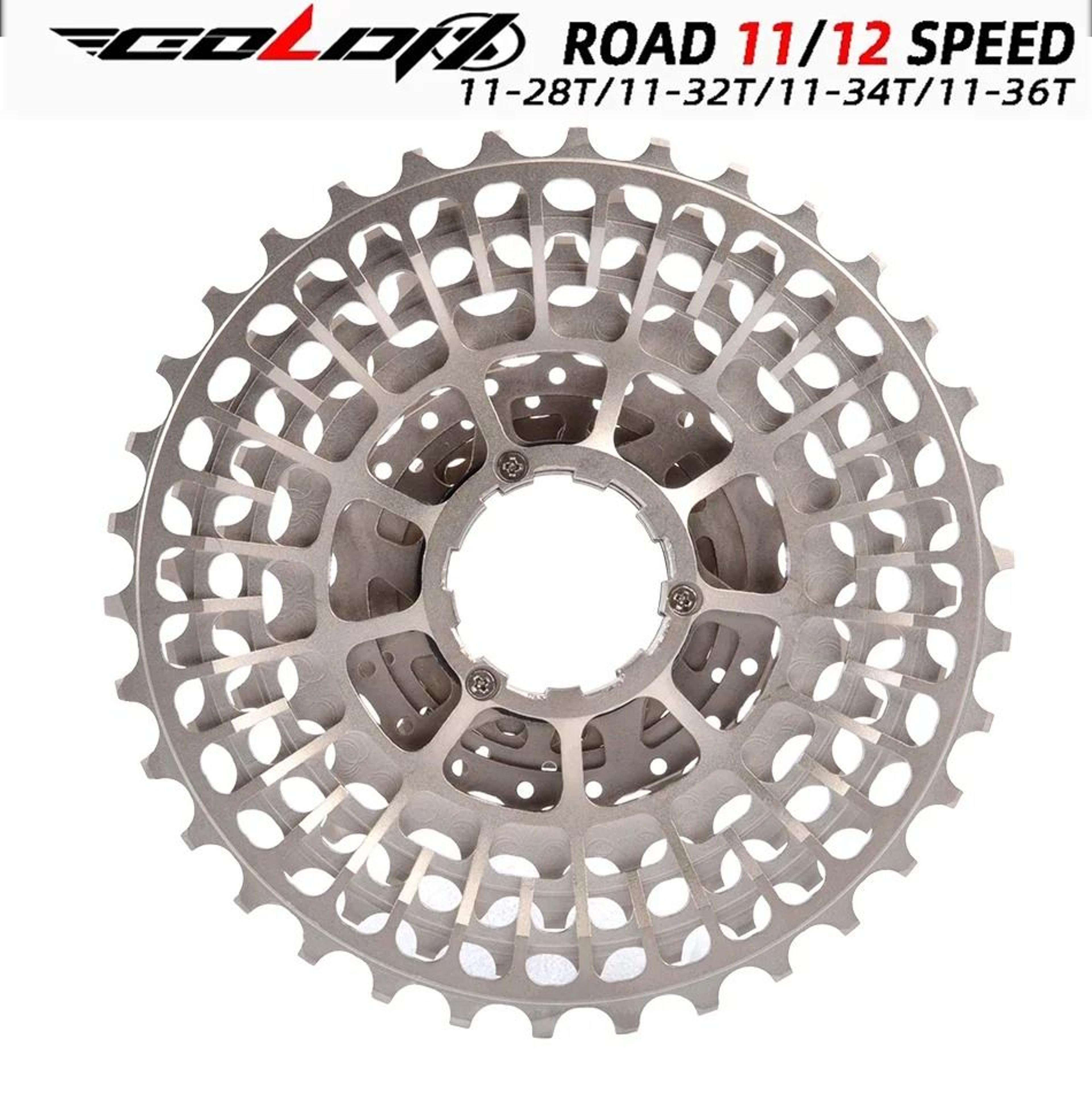 goldix ultralight aluminum road bike cassette 11 12 speed