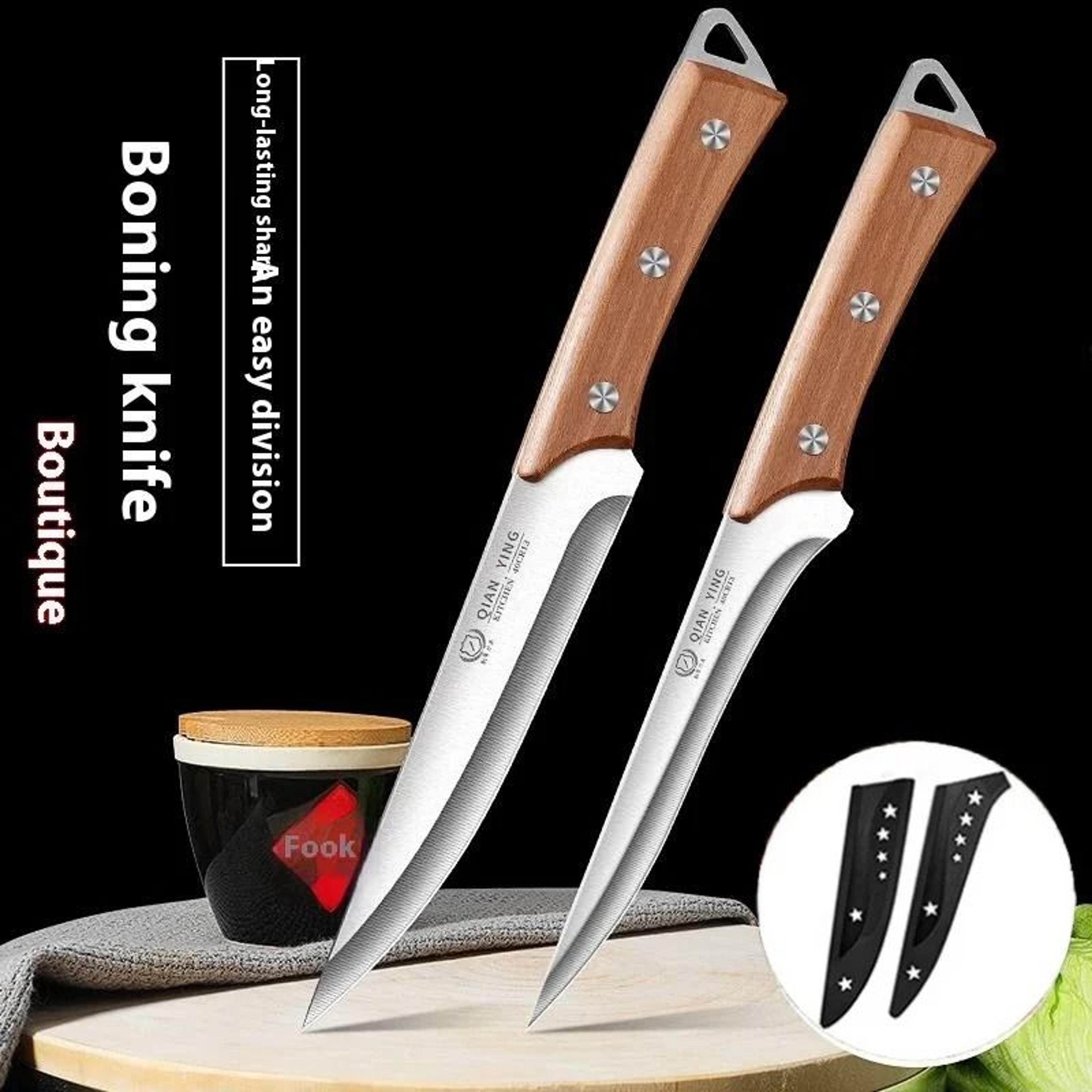fillet boning knife stainless steel chef kitchen knife
