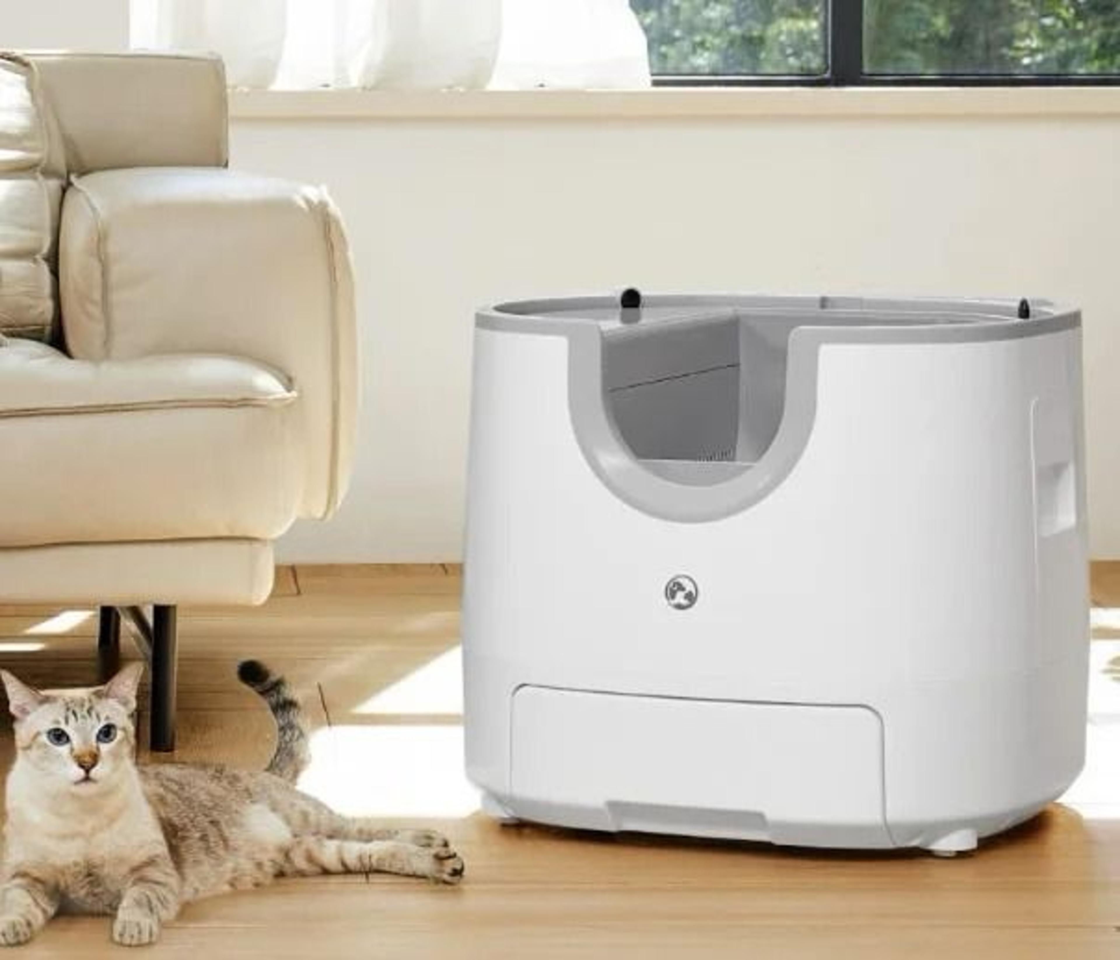 automatic smart cat litter box 11l high capacity pet toilet tray
