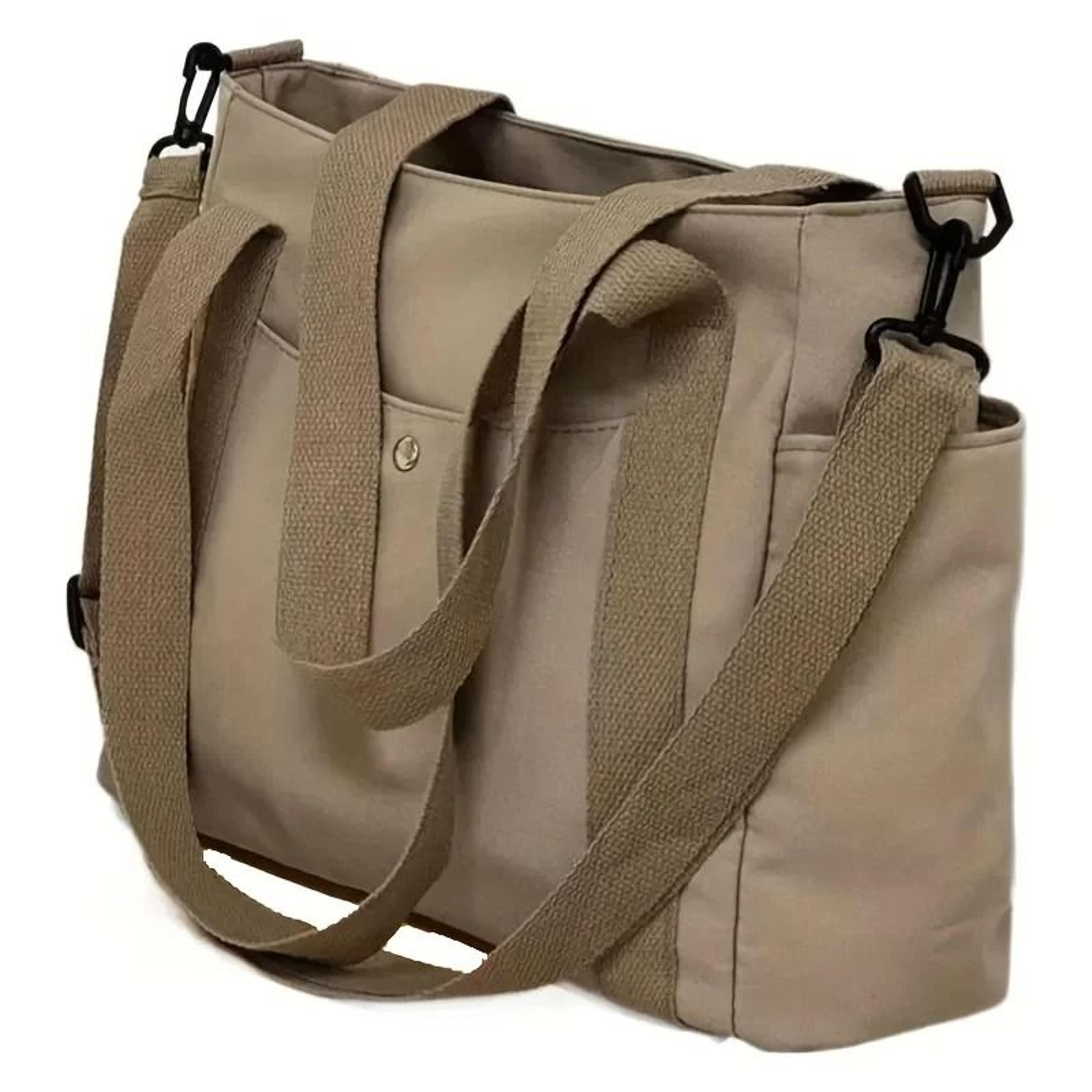 Large Capacity Nylon Crossbody Bag Casual Solid Color Messenger Shoulder Bag With Removable Strap