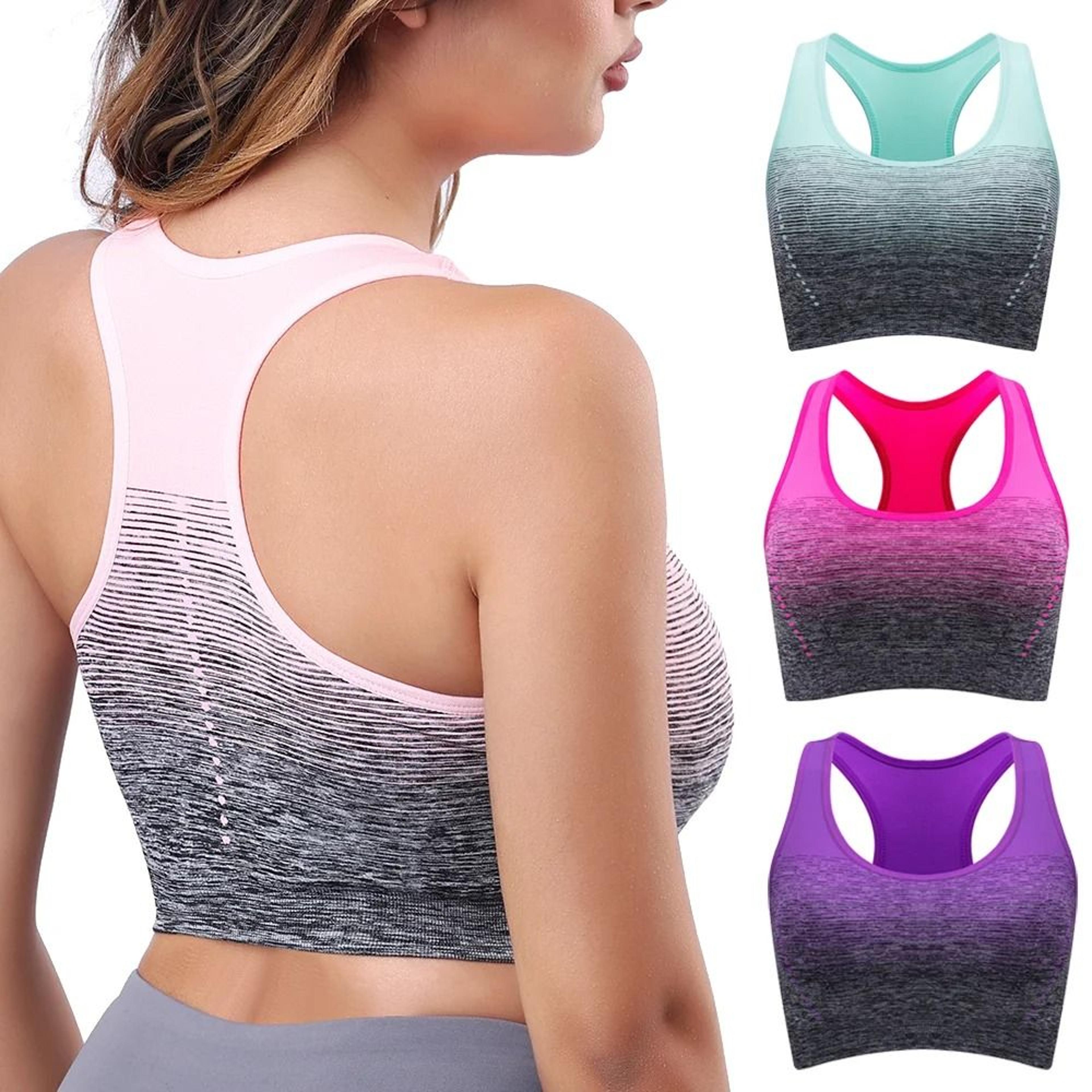 women sports bra breathable shock absorbing yoga fitness vest