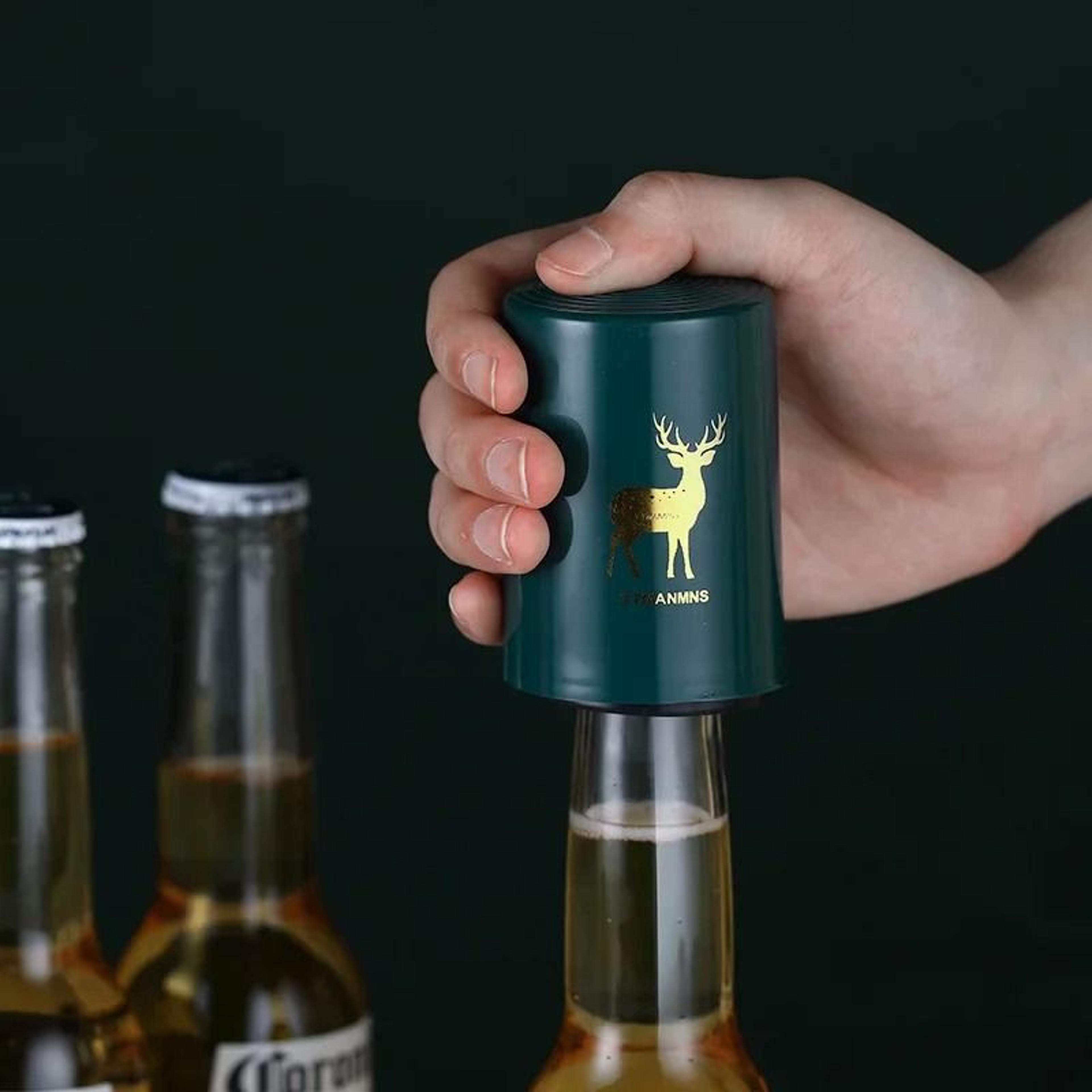 magnetic automatic beer bottle opener stainless steel
