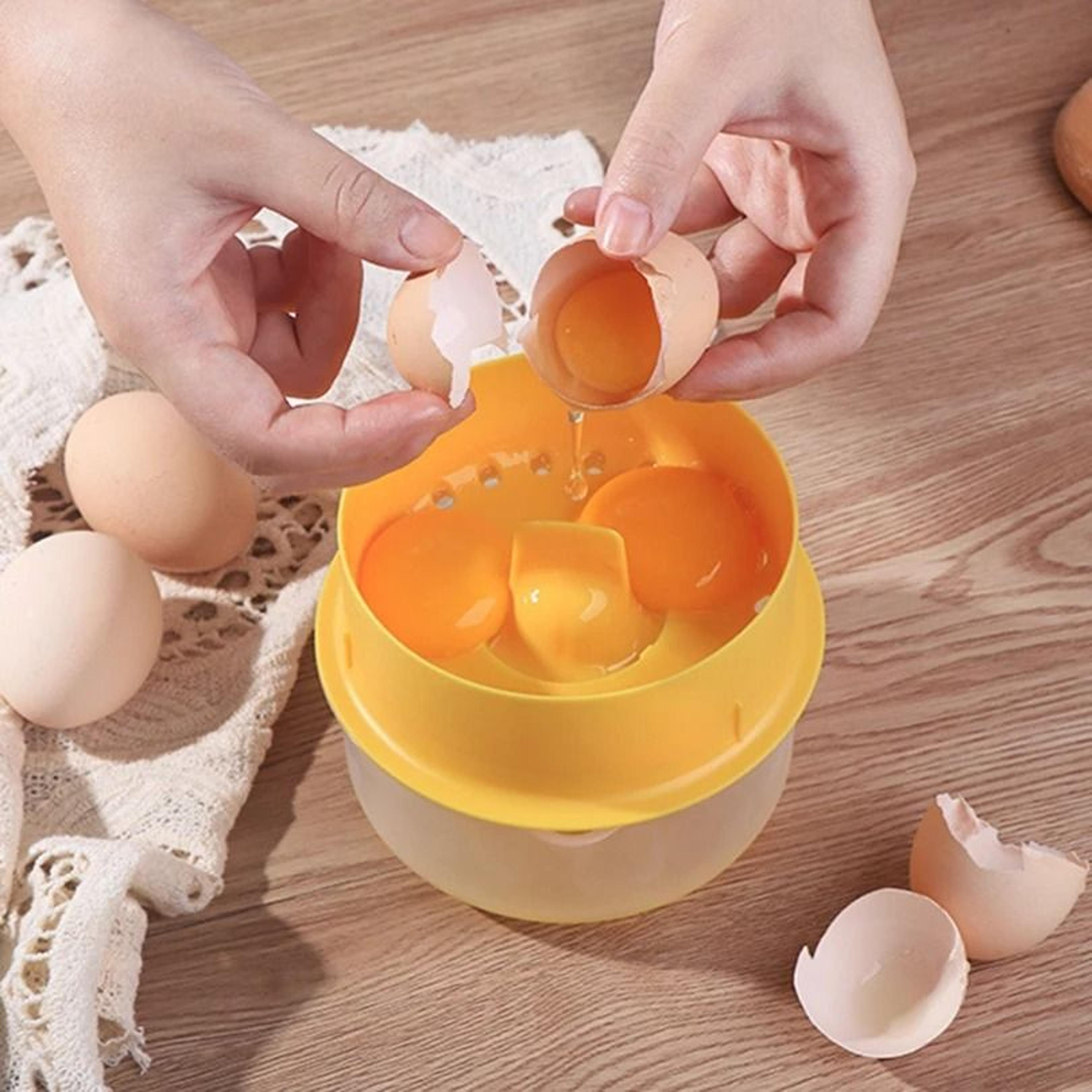 large capacity egg yolk and white separator