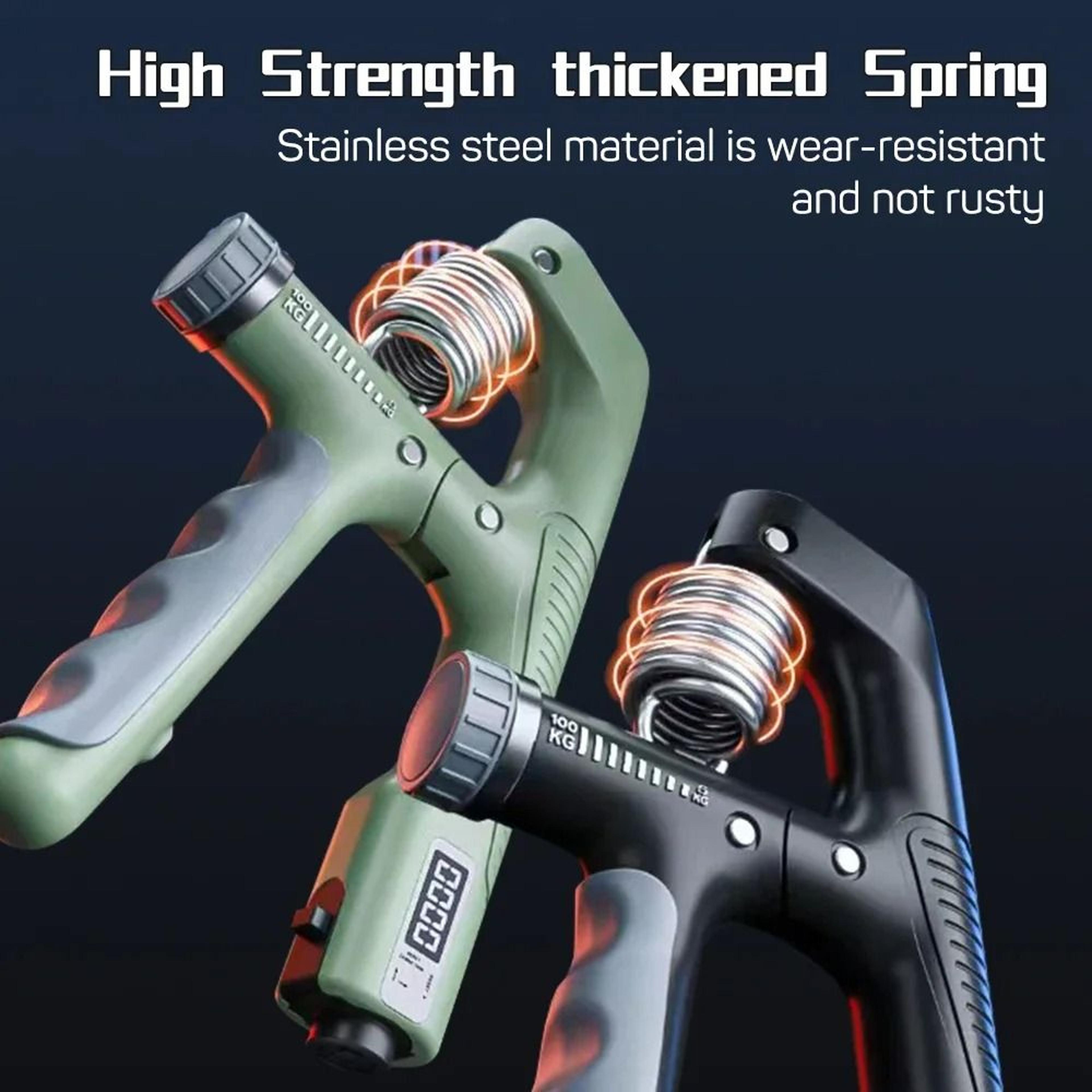 smart counting hand grip adjustable 10 to 100kg