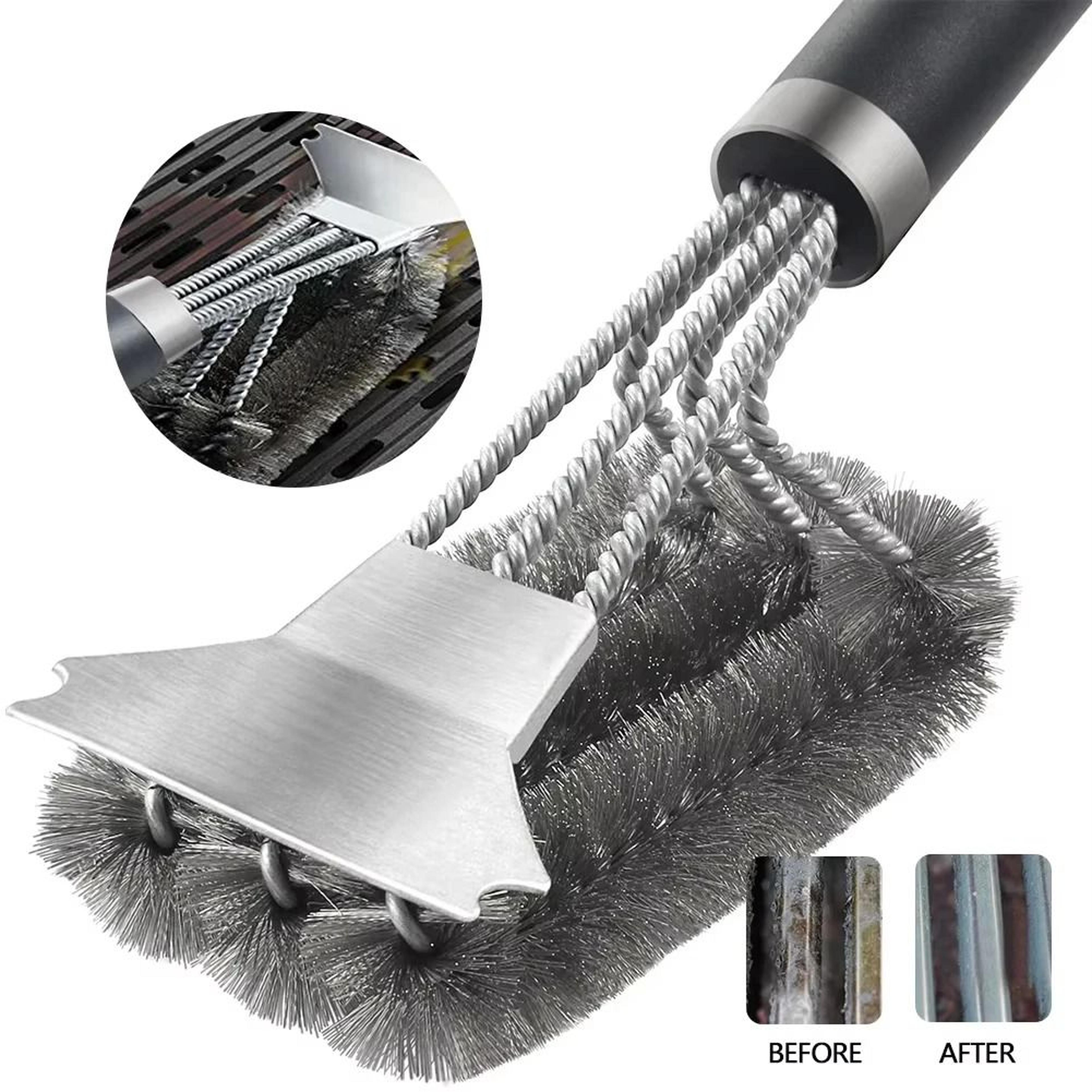 bbq grill cleaning brush stainless steel cooking tools kitchen accessories