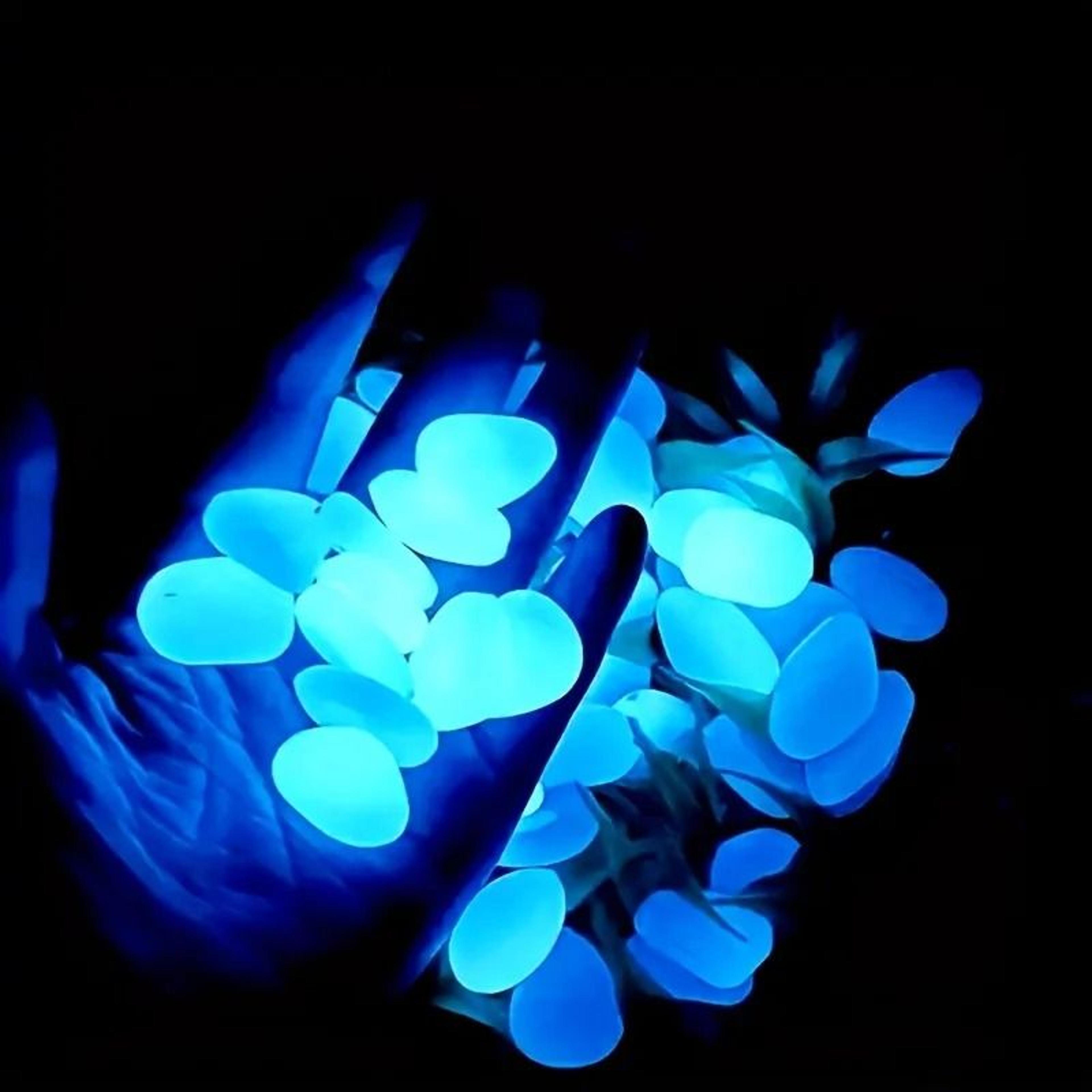 luminous decorative stones for garden flower pot aquarium and pathway decoration