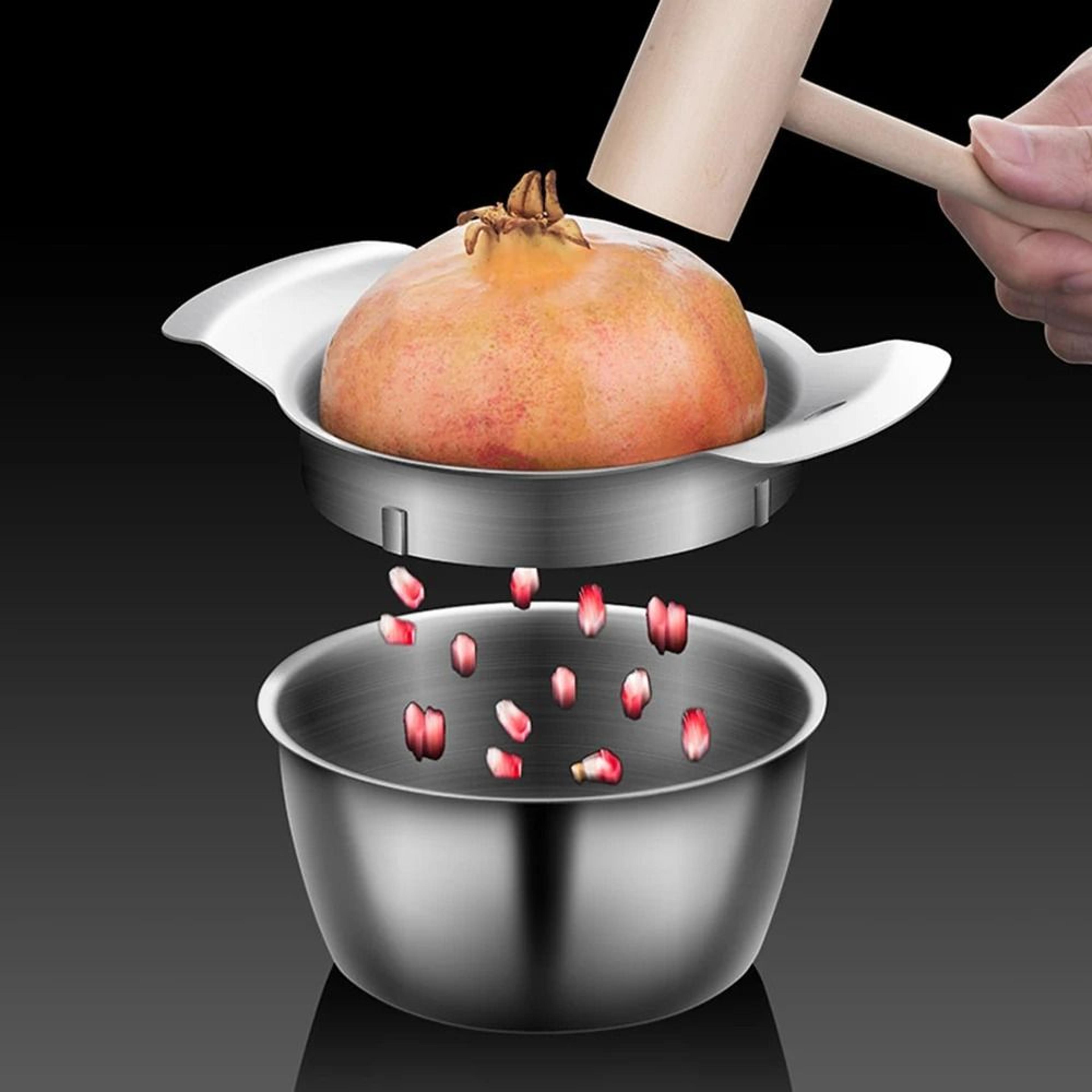 stainless steel pomegranate deseeder tool high efficiency fruit peeling device