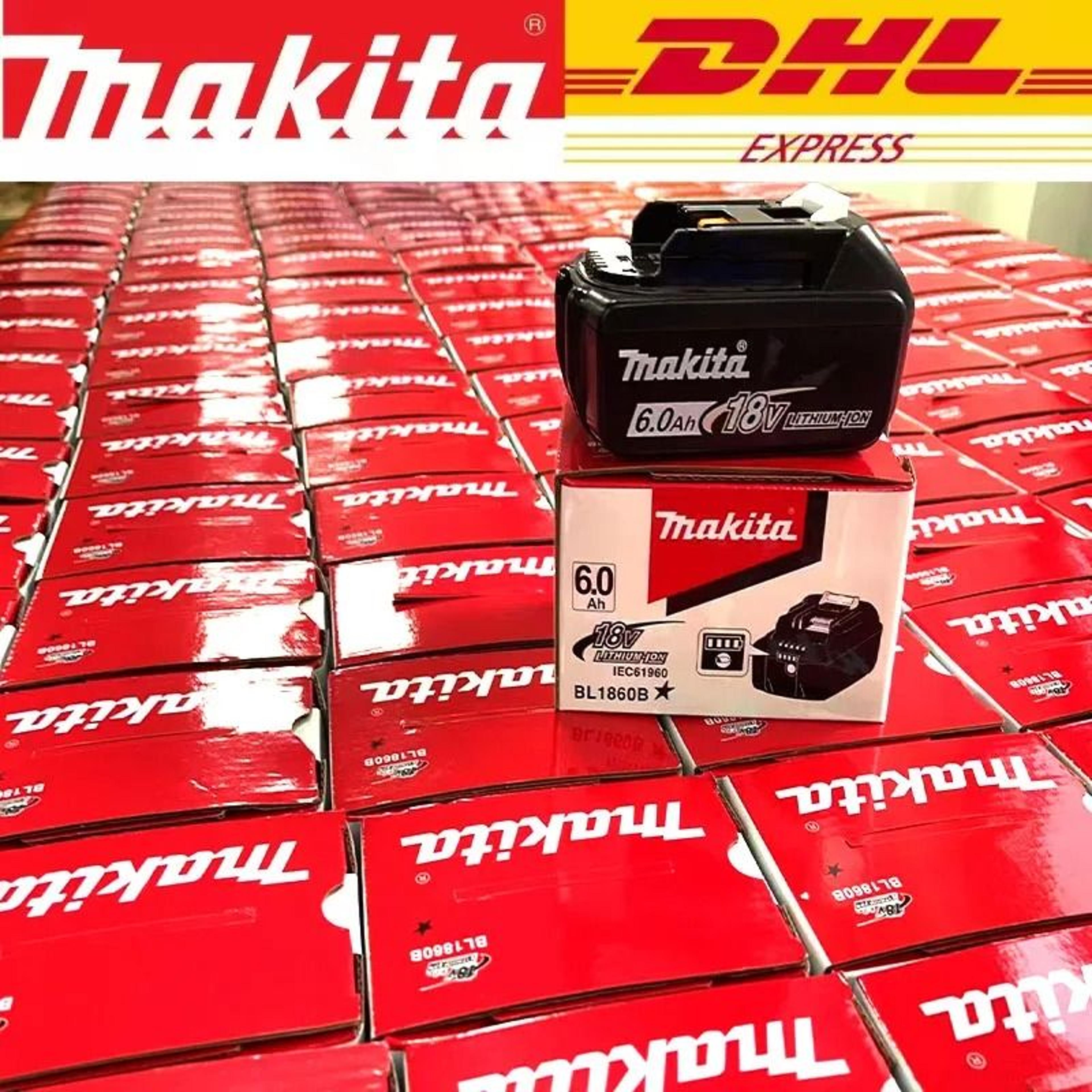 makita 18v replacement lithium battery 6ah compatible with bl1860b bl1850b bl1840 and bl1815 models