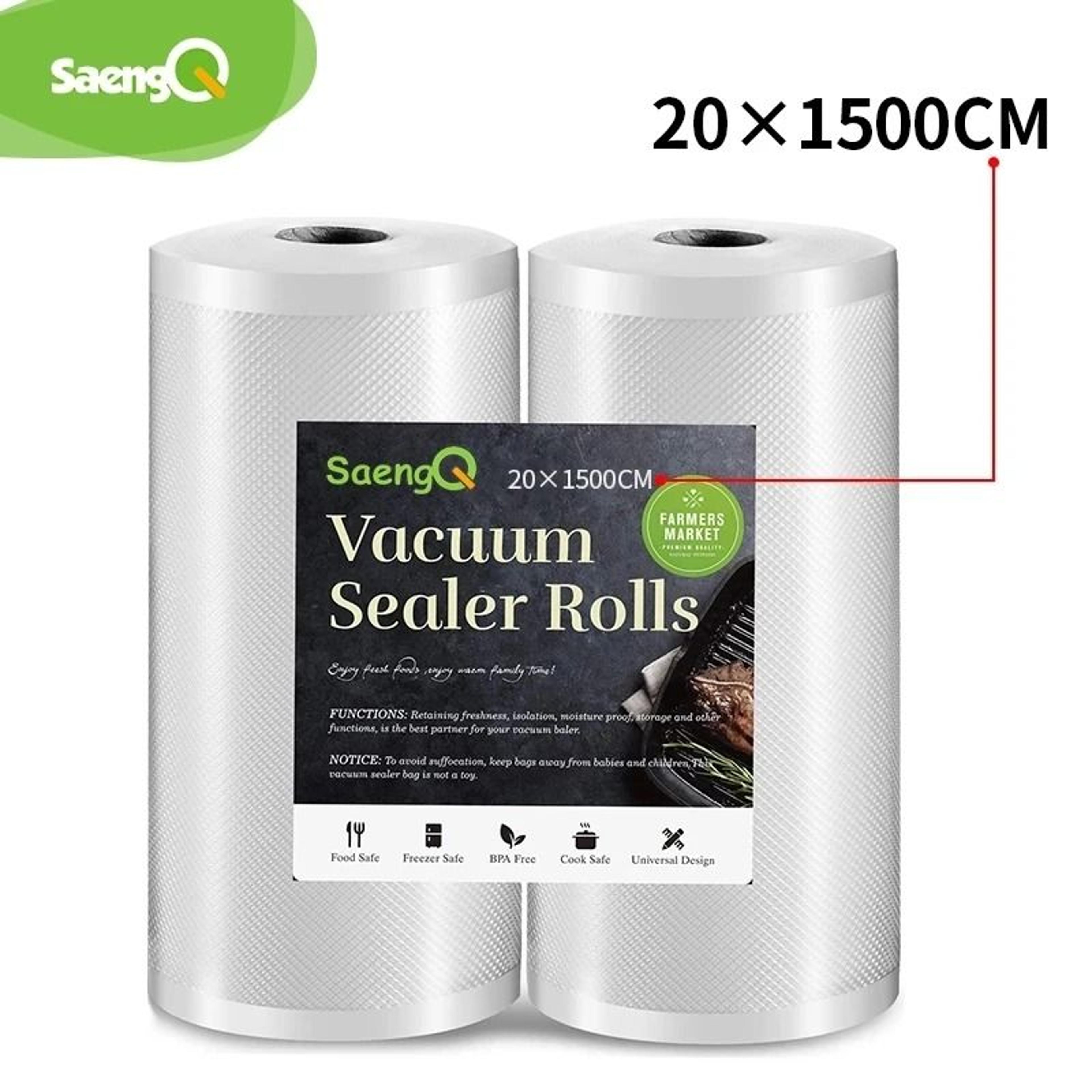kitchen food vacuum sealer rolls for sous vide and storage