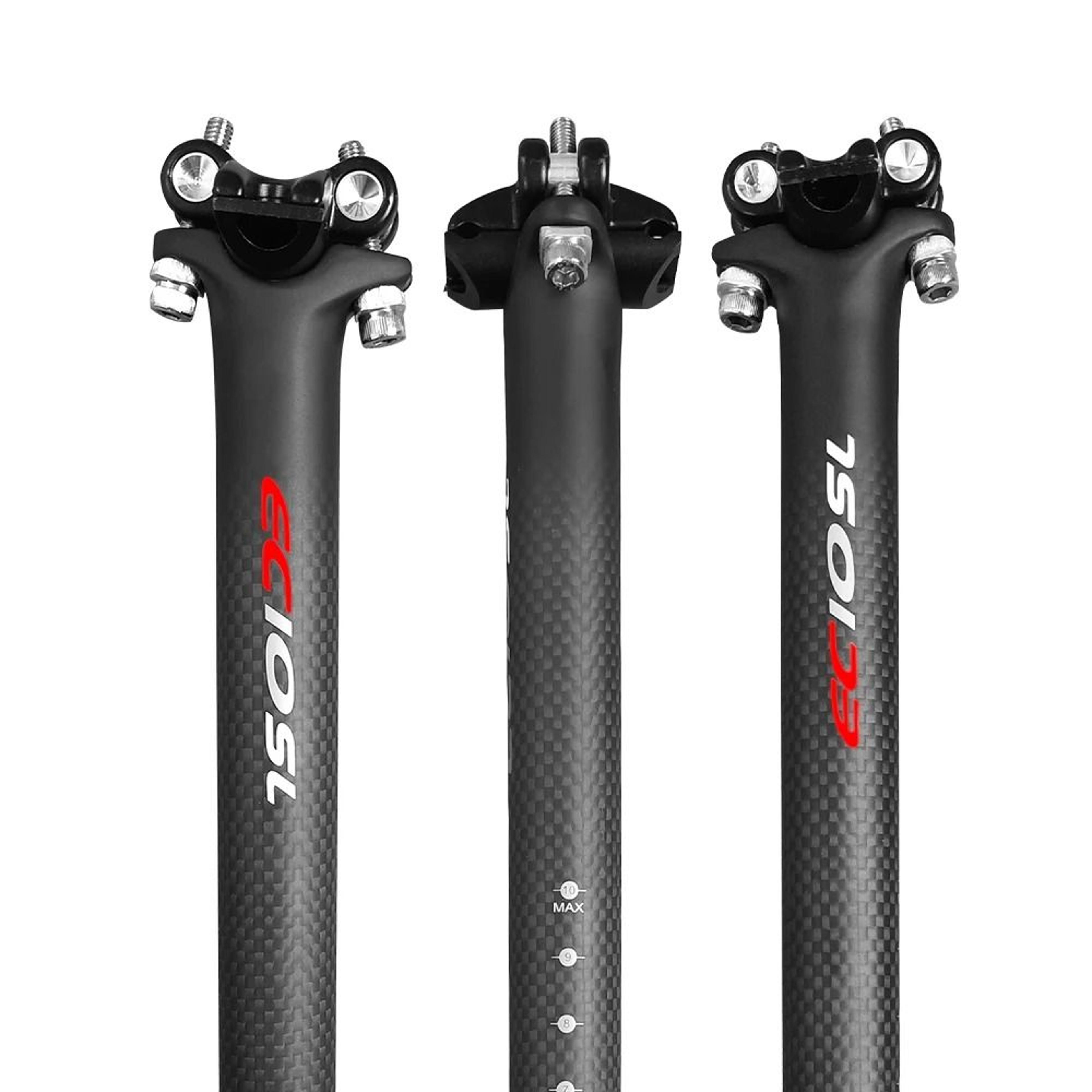 Matte Carbon Bicycle Seatpost 3K 272 308 316 x 350 400 mm