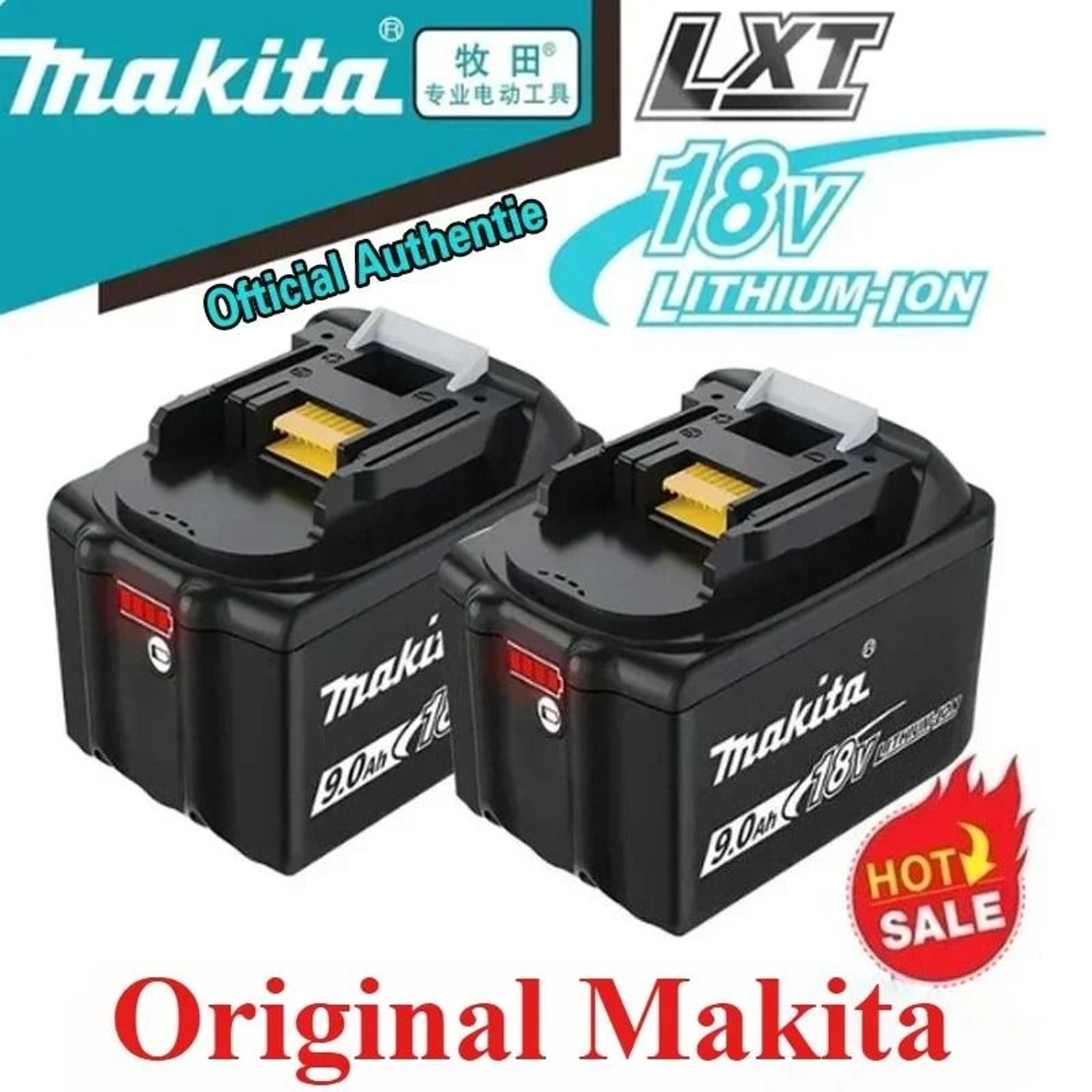 makita 18v 9.0ah rechargeable battery power tool bl1830 bl1840 bl1850 bl1860b