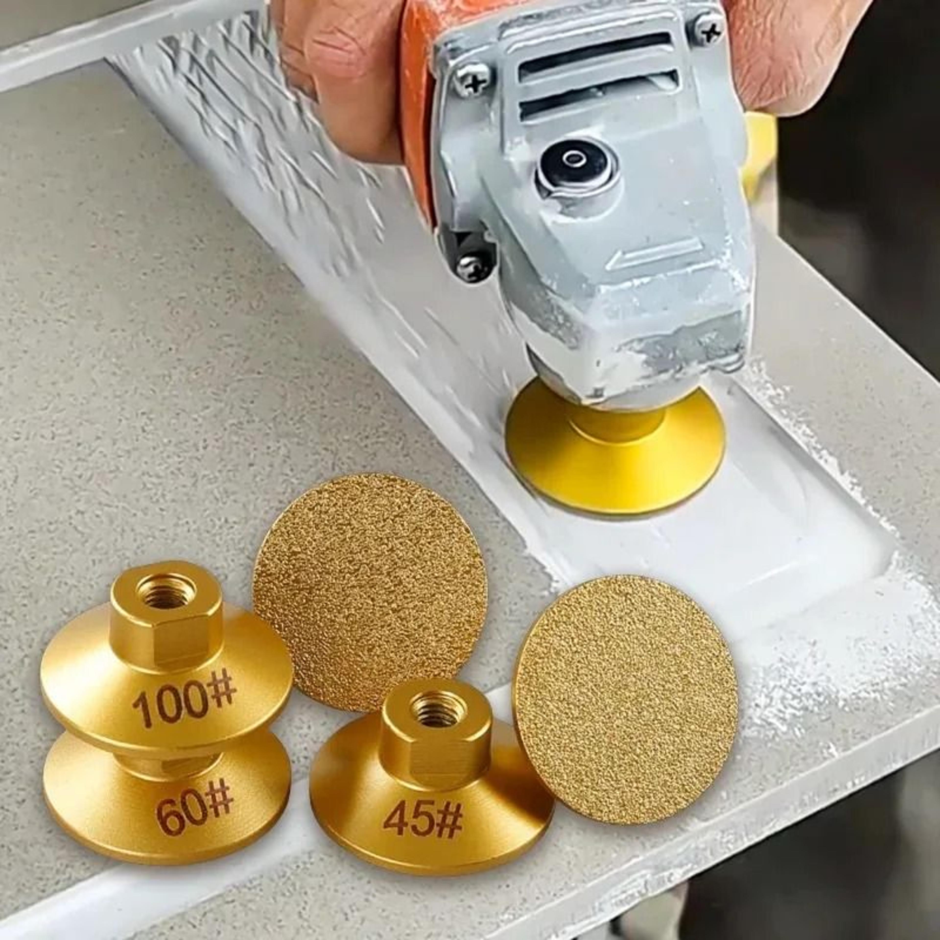 m10 diamond brazed flat grinding head for marble and stone polishing
