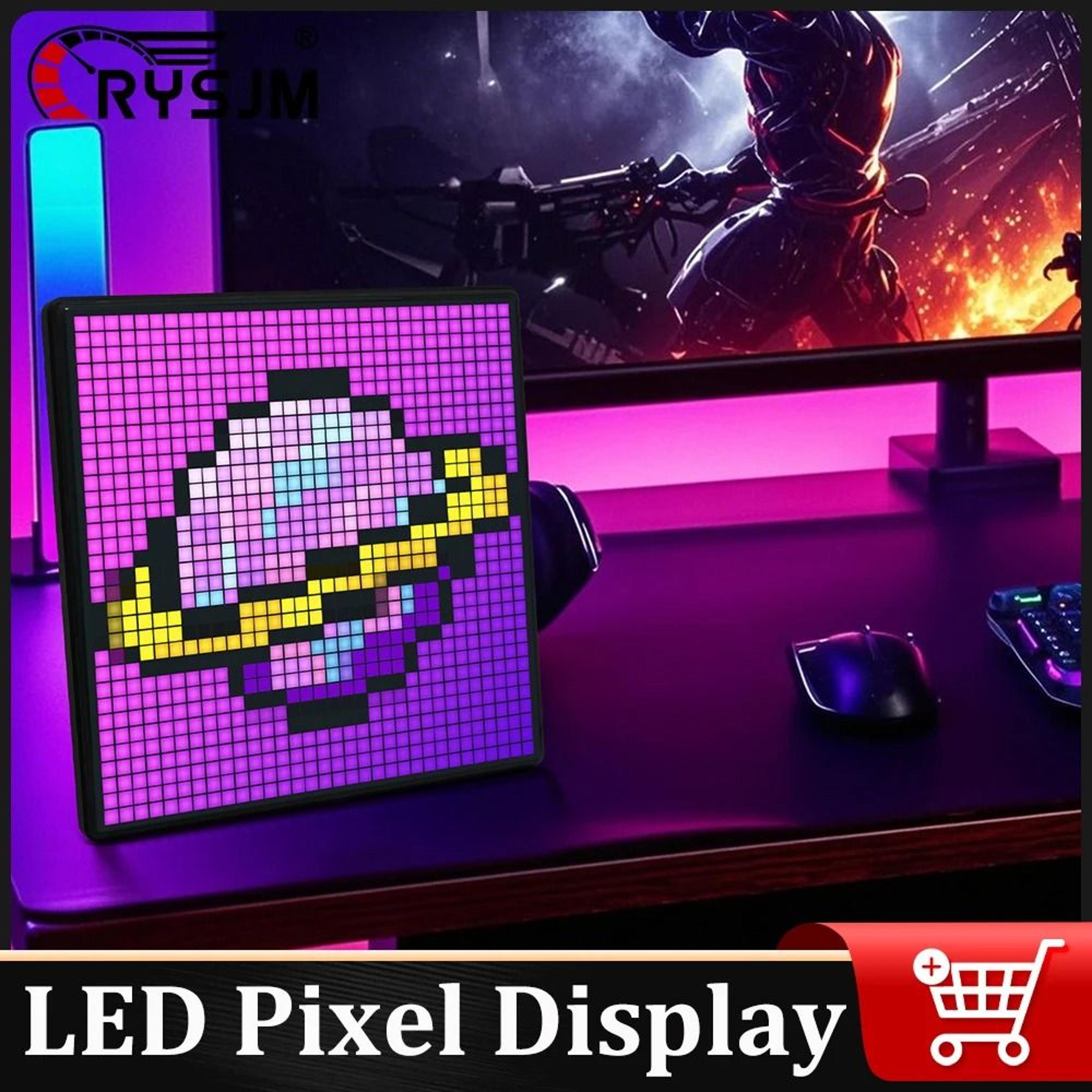 diy led pixel display rgb panel lamp programmable pixel art digital screen
