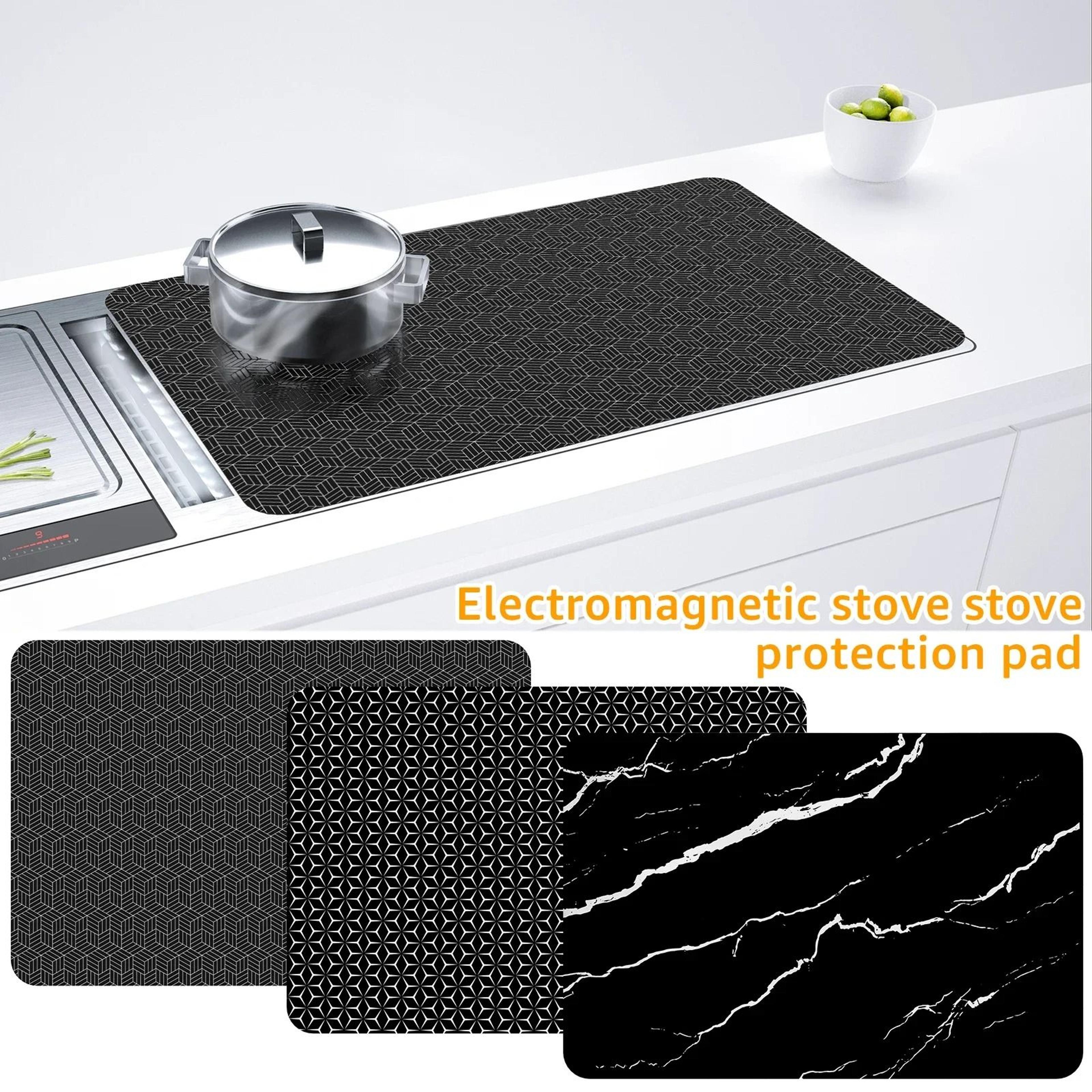 induction cooker cover top stove protector silicone glass fiber mat