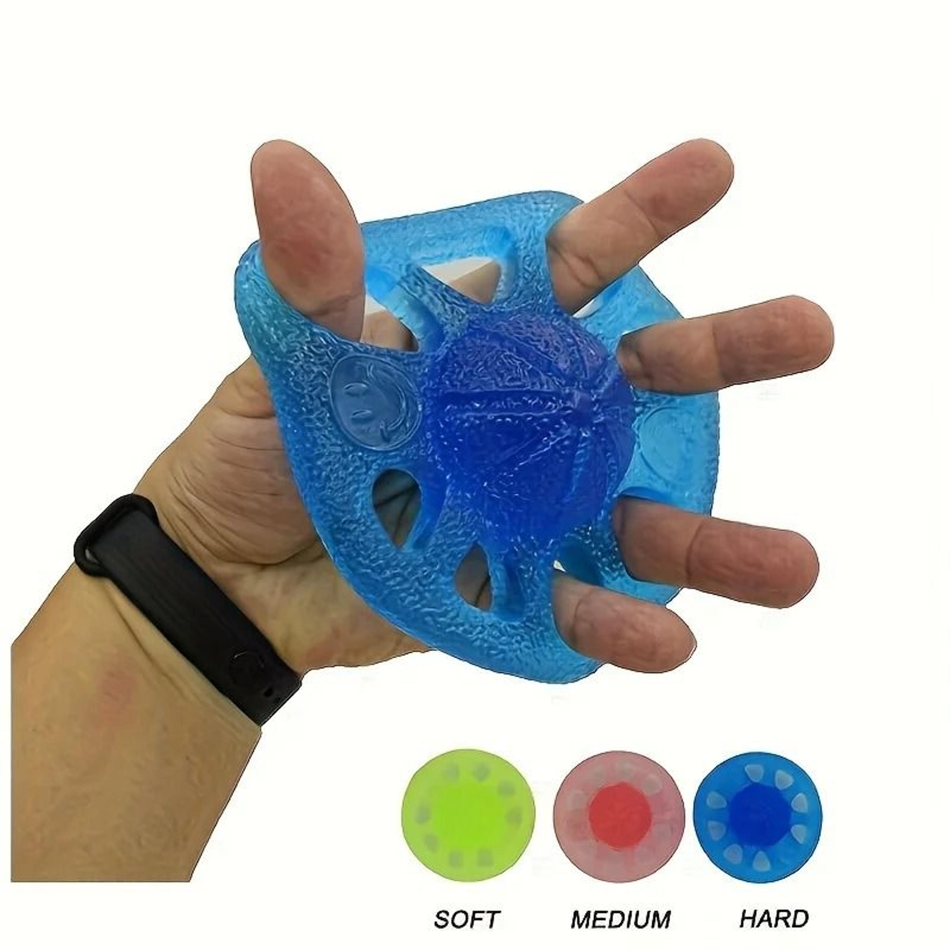 tpe hand exercise band and 8 hole grip ball hand strengthener