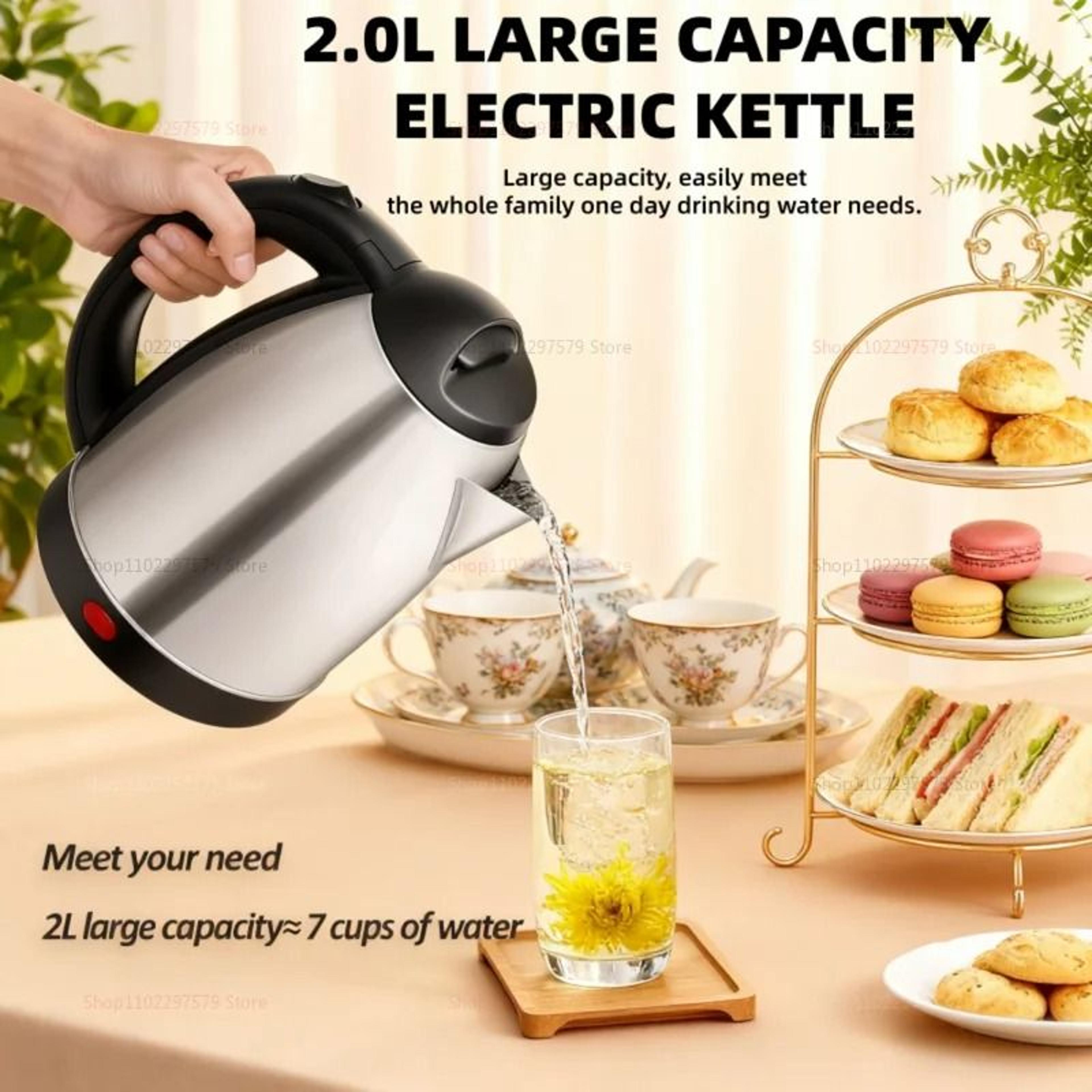 smart electric kettle stainless steel portable water kettle 1500w 2l
