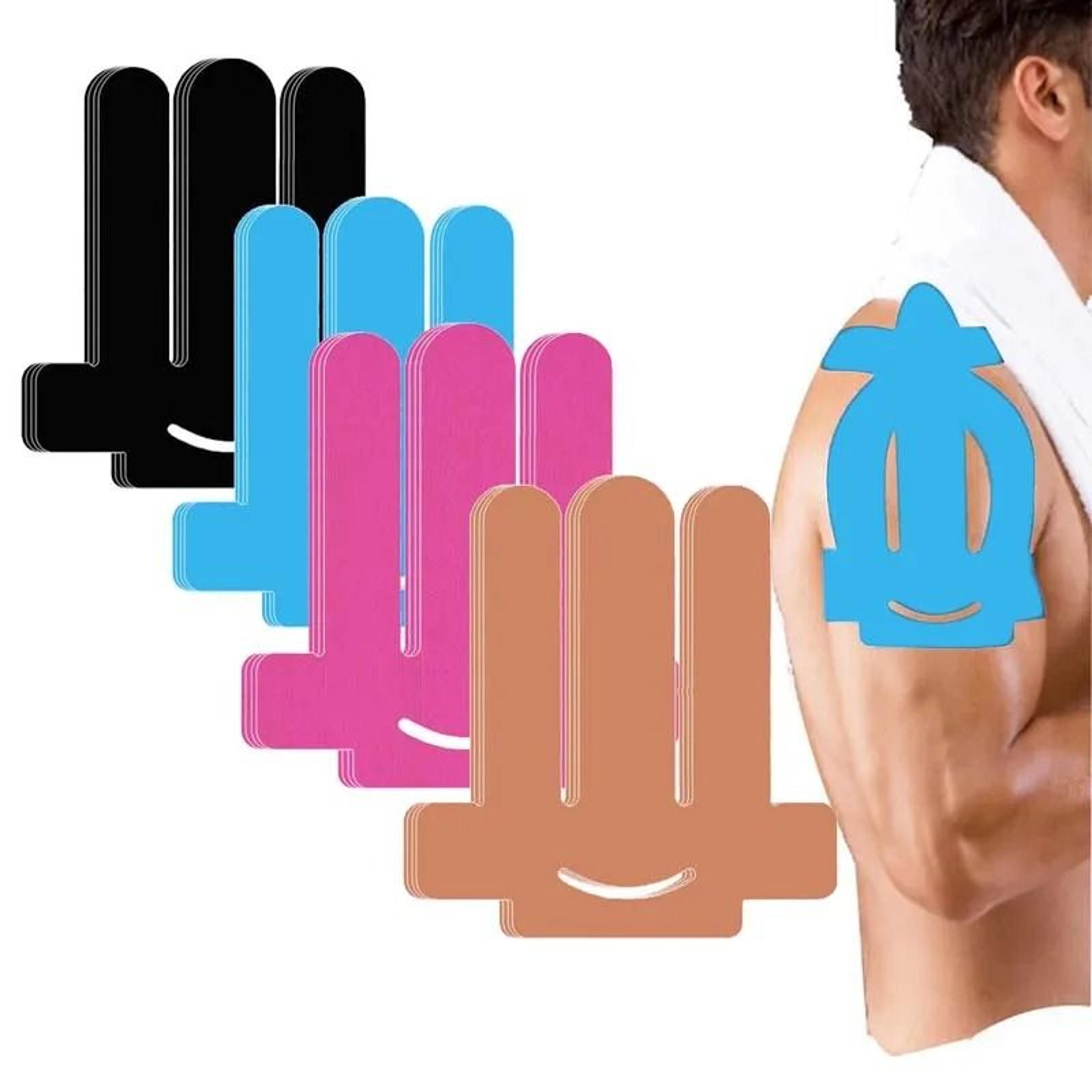 kinesiology tape for shoulder pain relief cotton breathable elastic sports tape 8 pcs