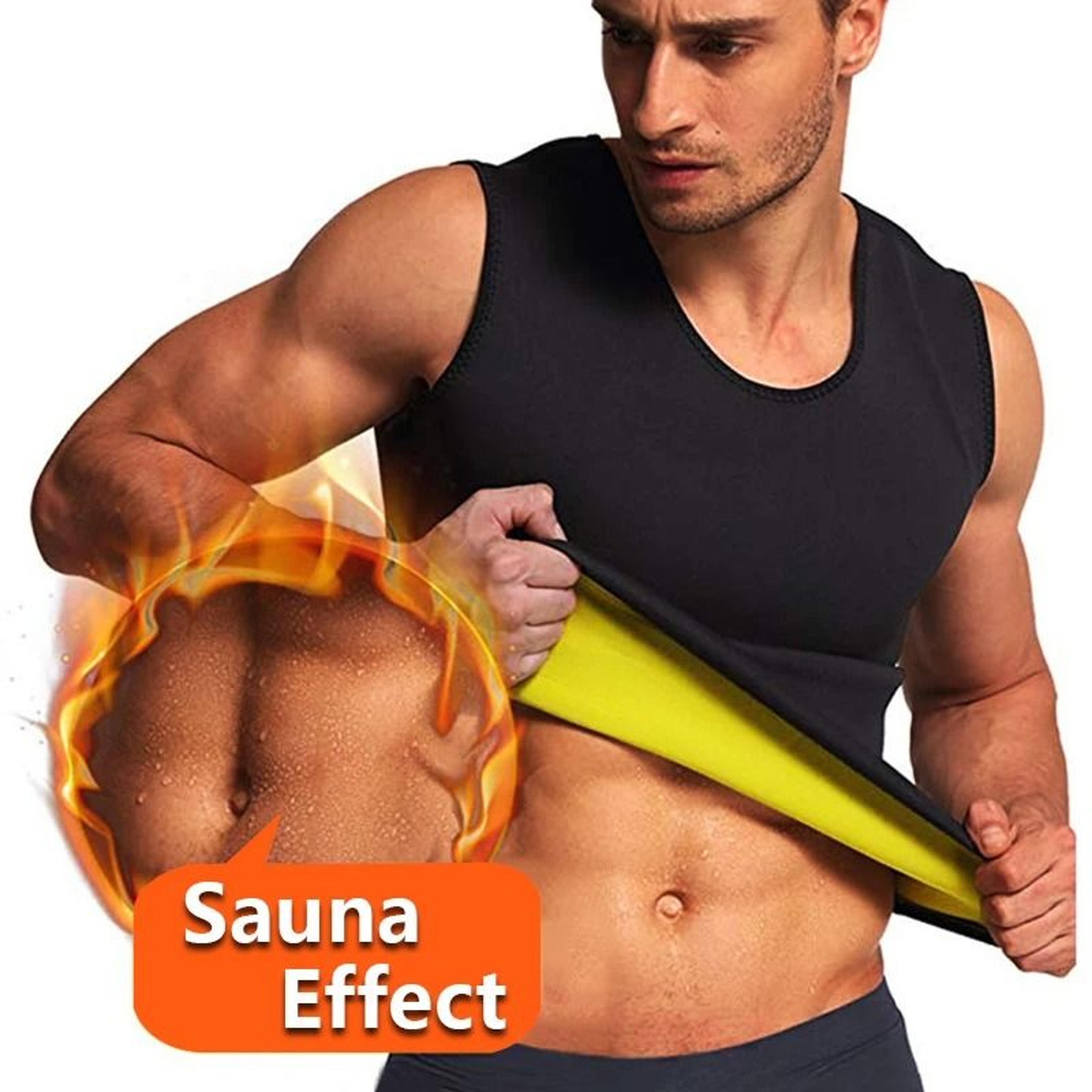 men slimming body shaper modeling vest belt belly reducing waist trainer sweat corset