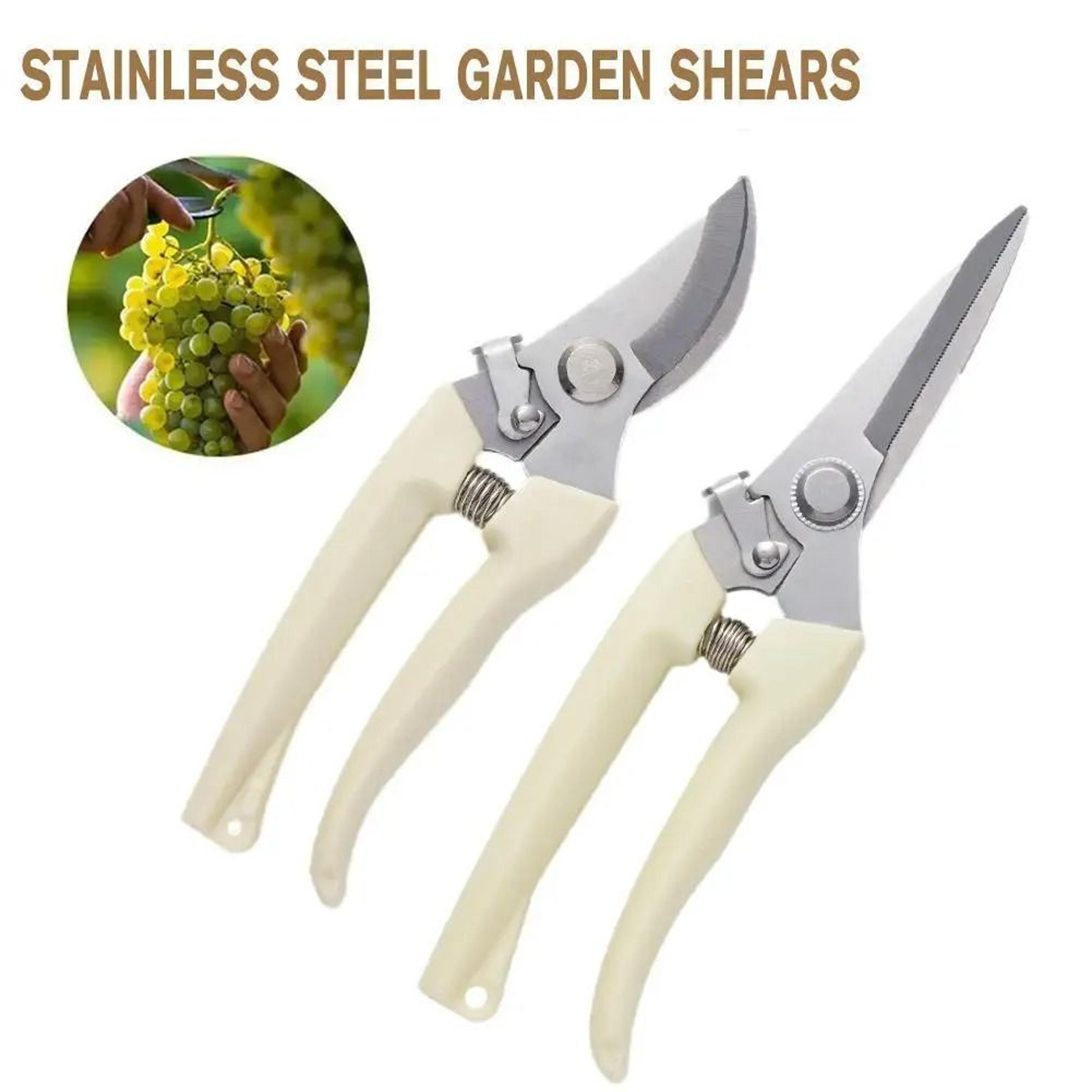 steel gardening shears garden pruning shears tree branch shears outdoor gardening tools