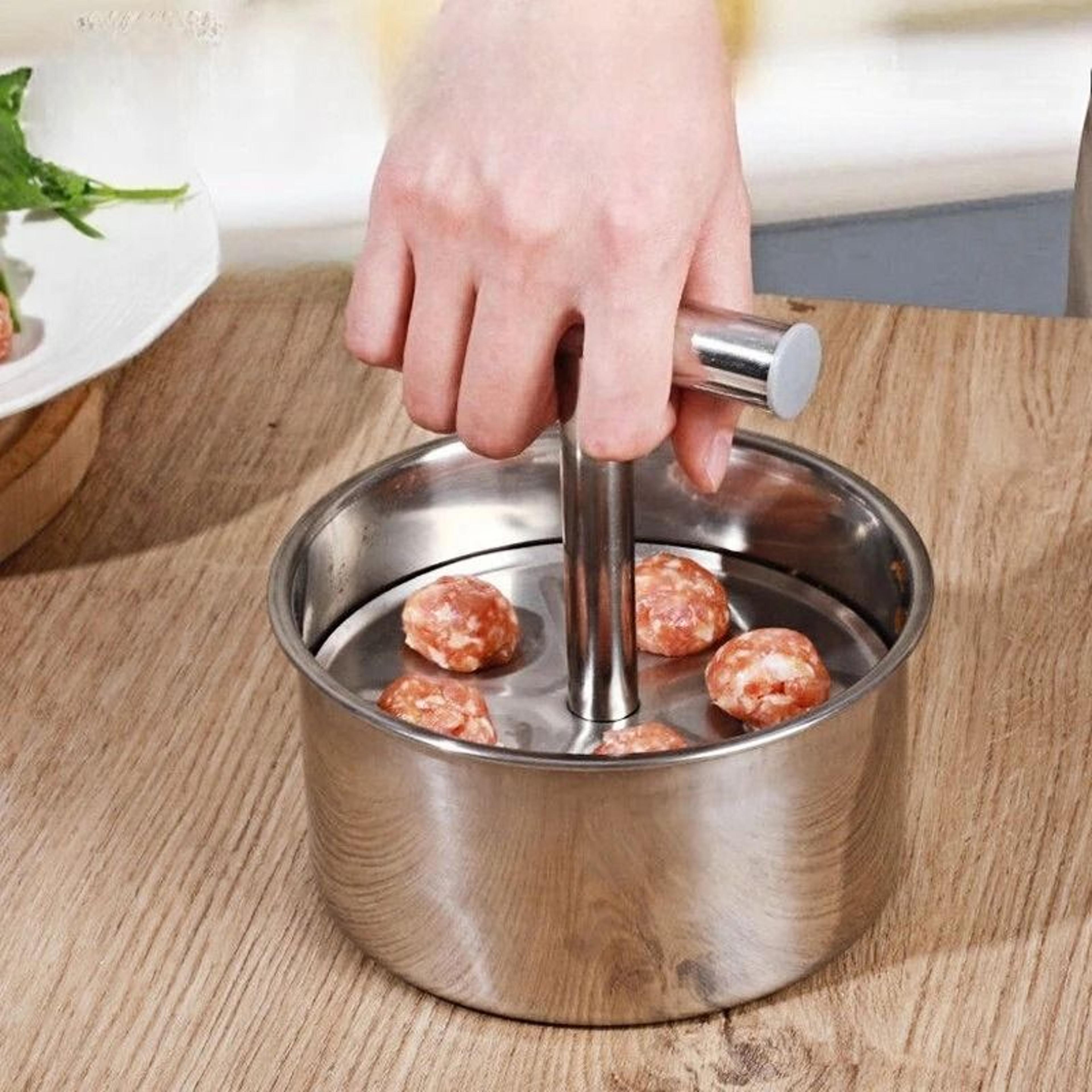 Stainless Steel Manual Meatball Maker Press Tool