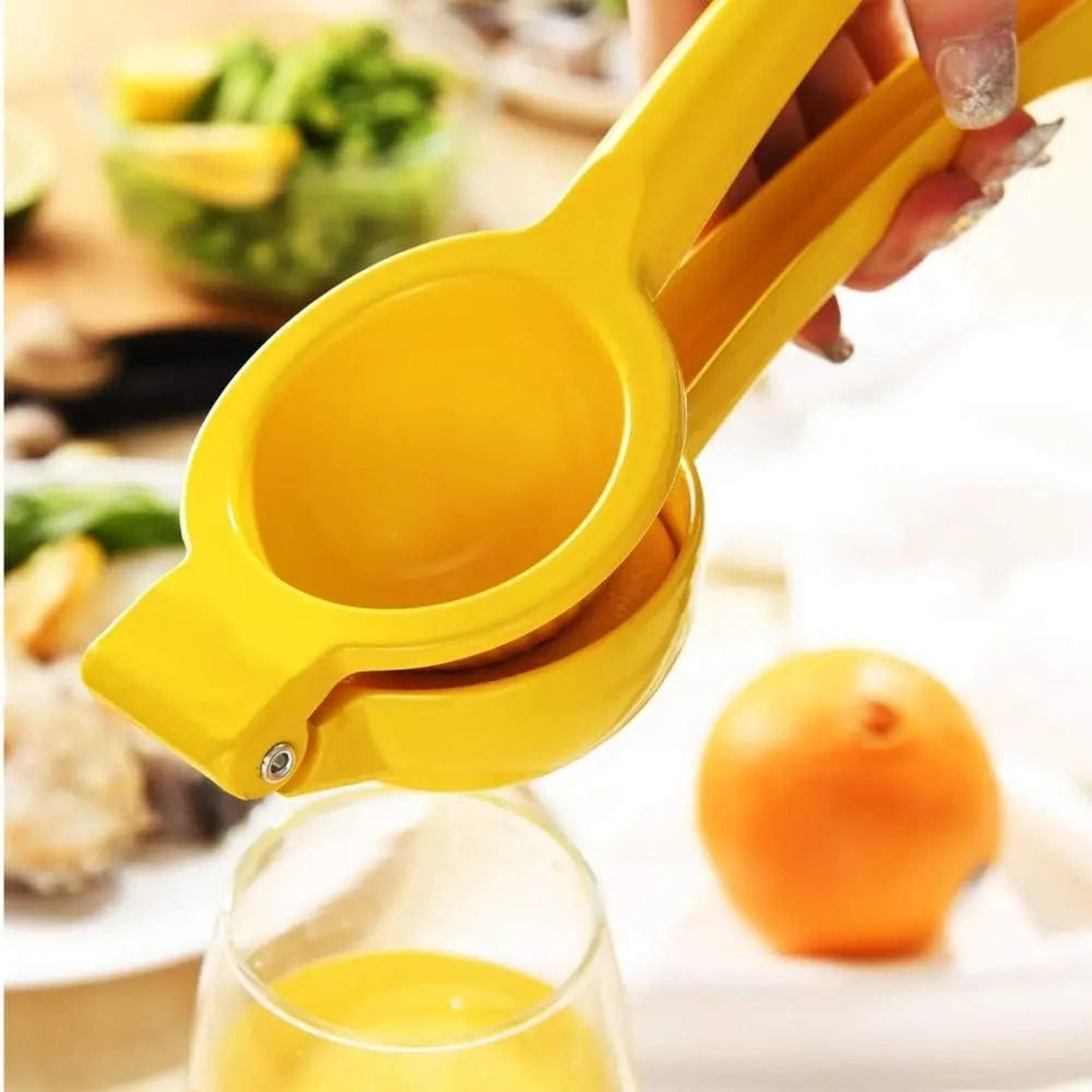 manual lemon clip juicer colorful portable kitchen gadget