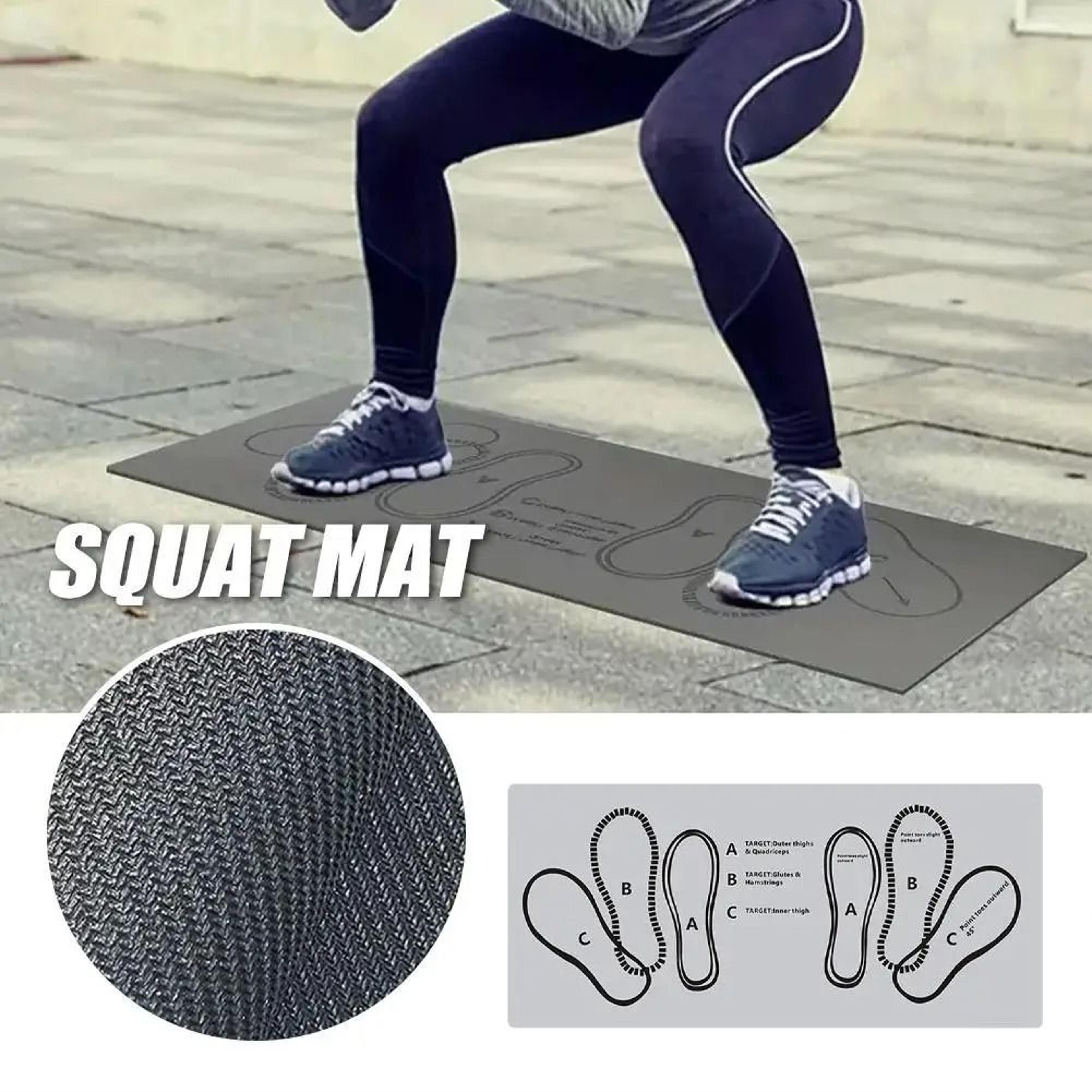 fitness squat target mat exercise posture correction rug for home gym workout