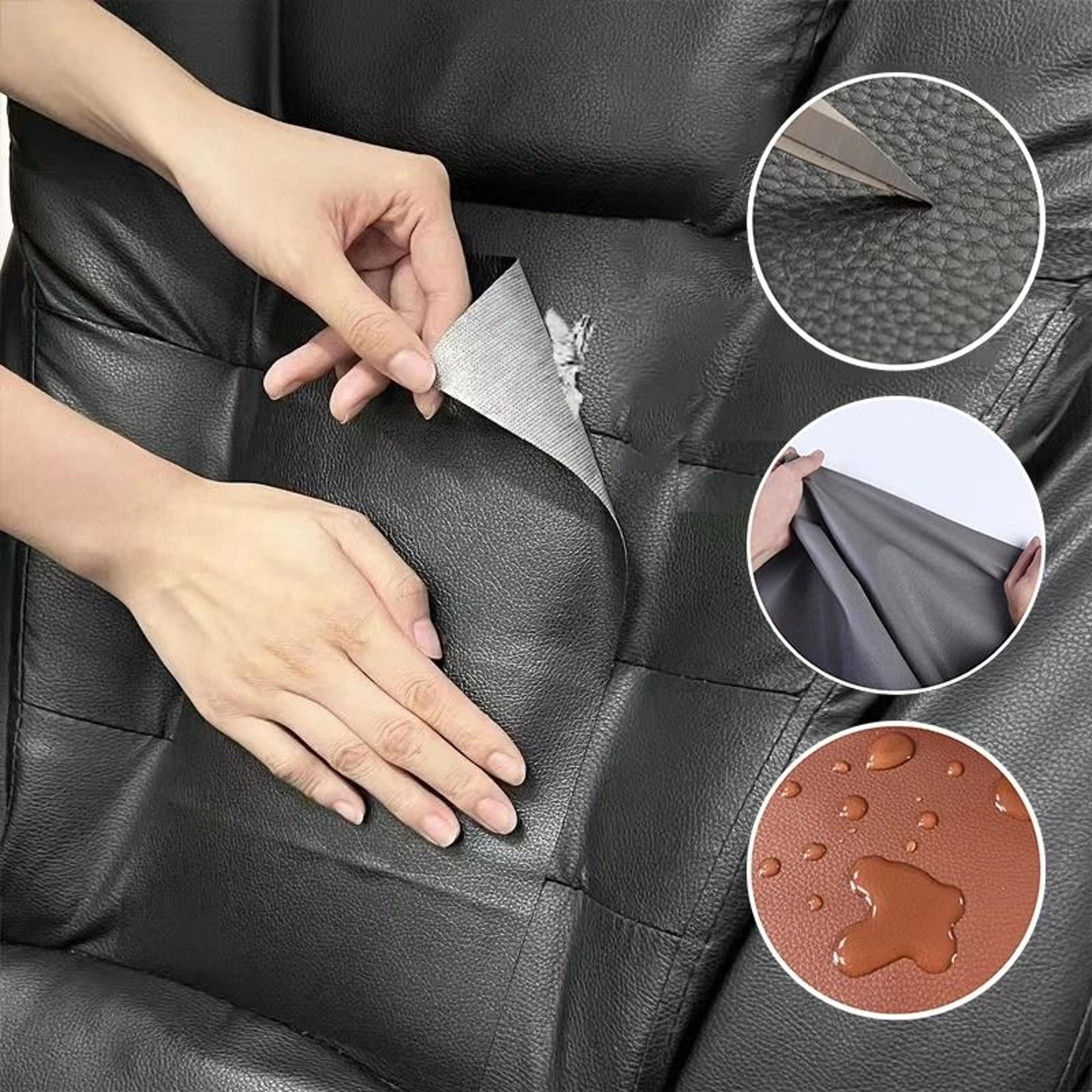 self adhesive leather repair patch kit for furniture car seats and bags