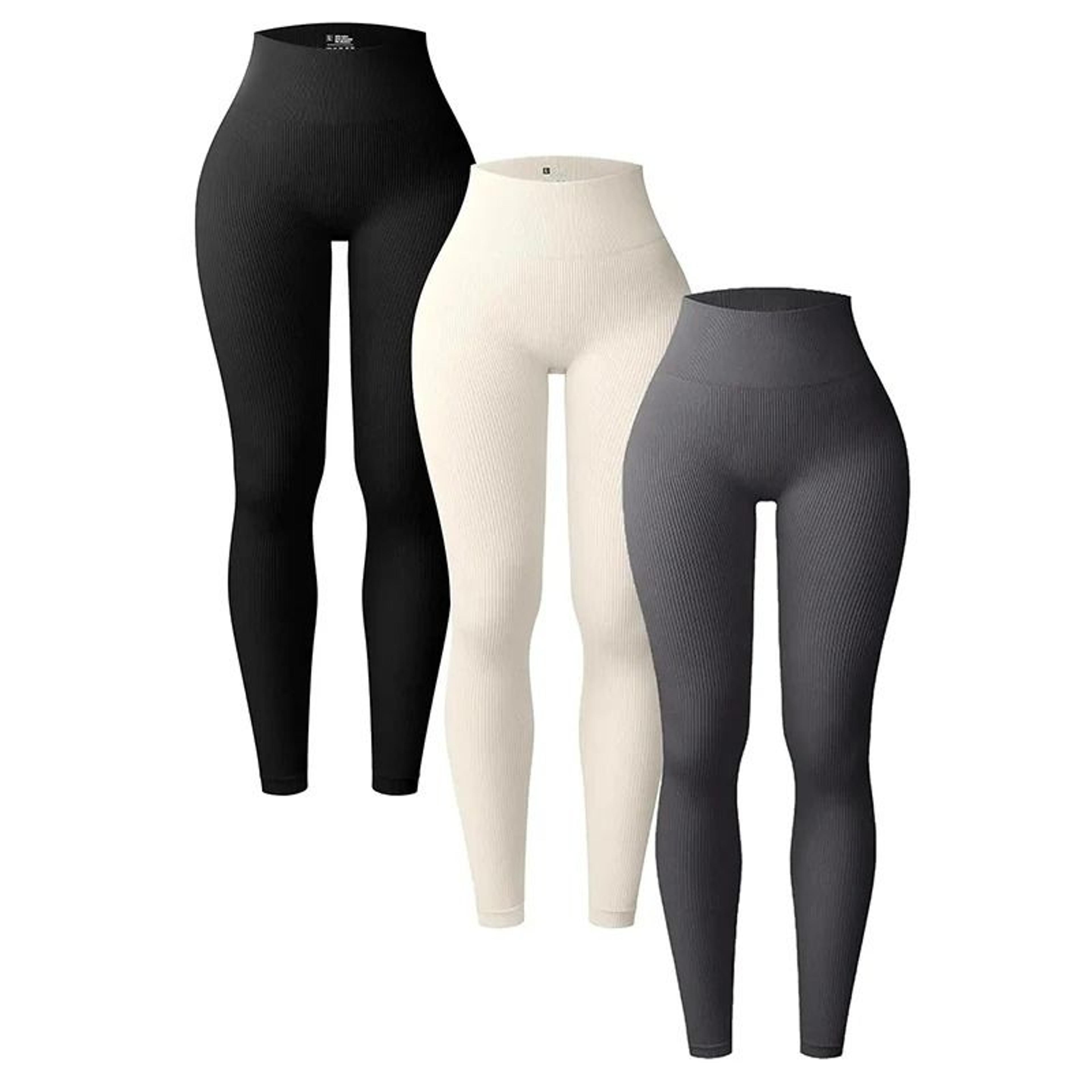 women seamless high waist yoga pants knitted sports leggings