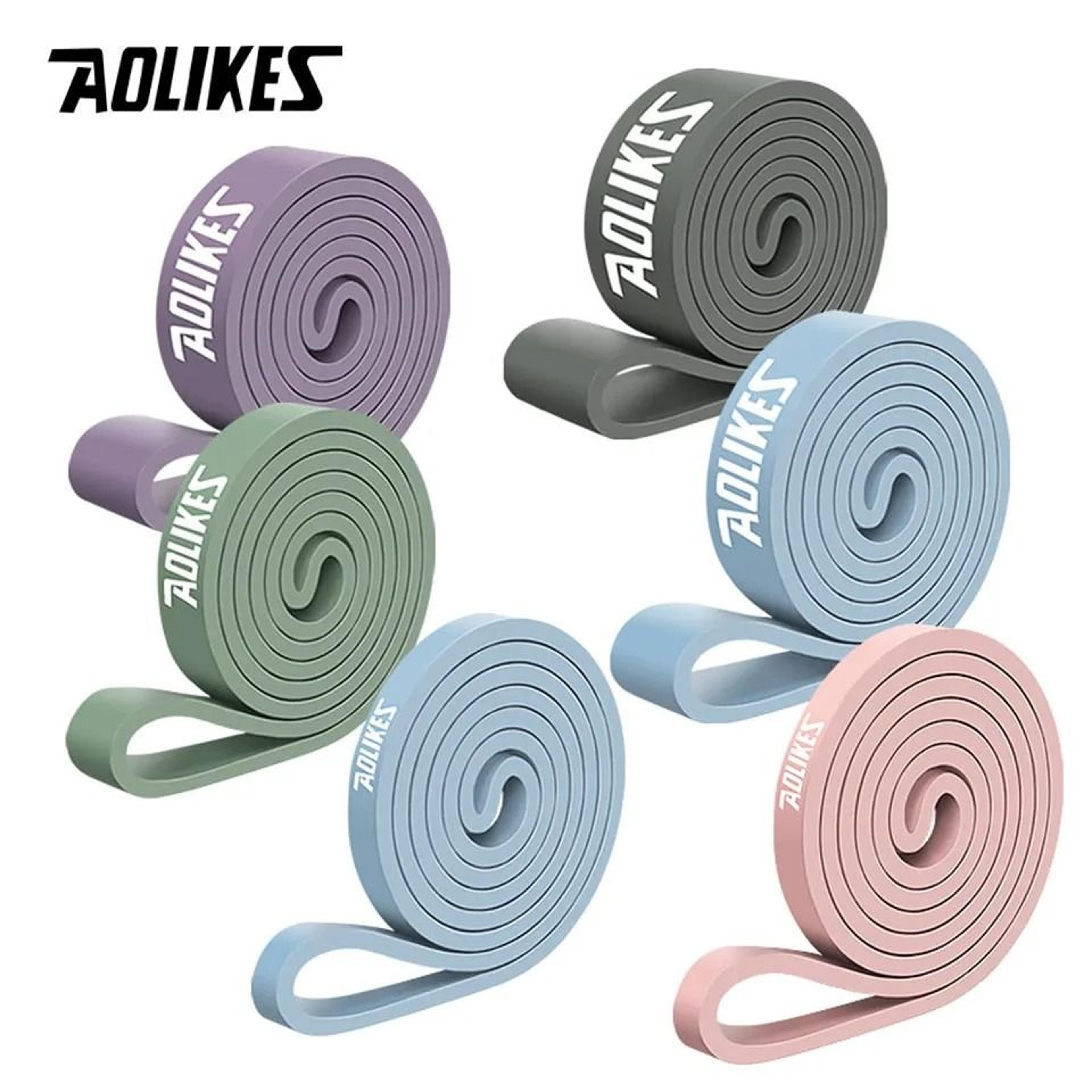 aolikes resistance bands for exercise and pull up assistance heavy stretch workout bands