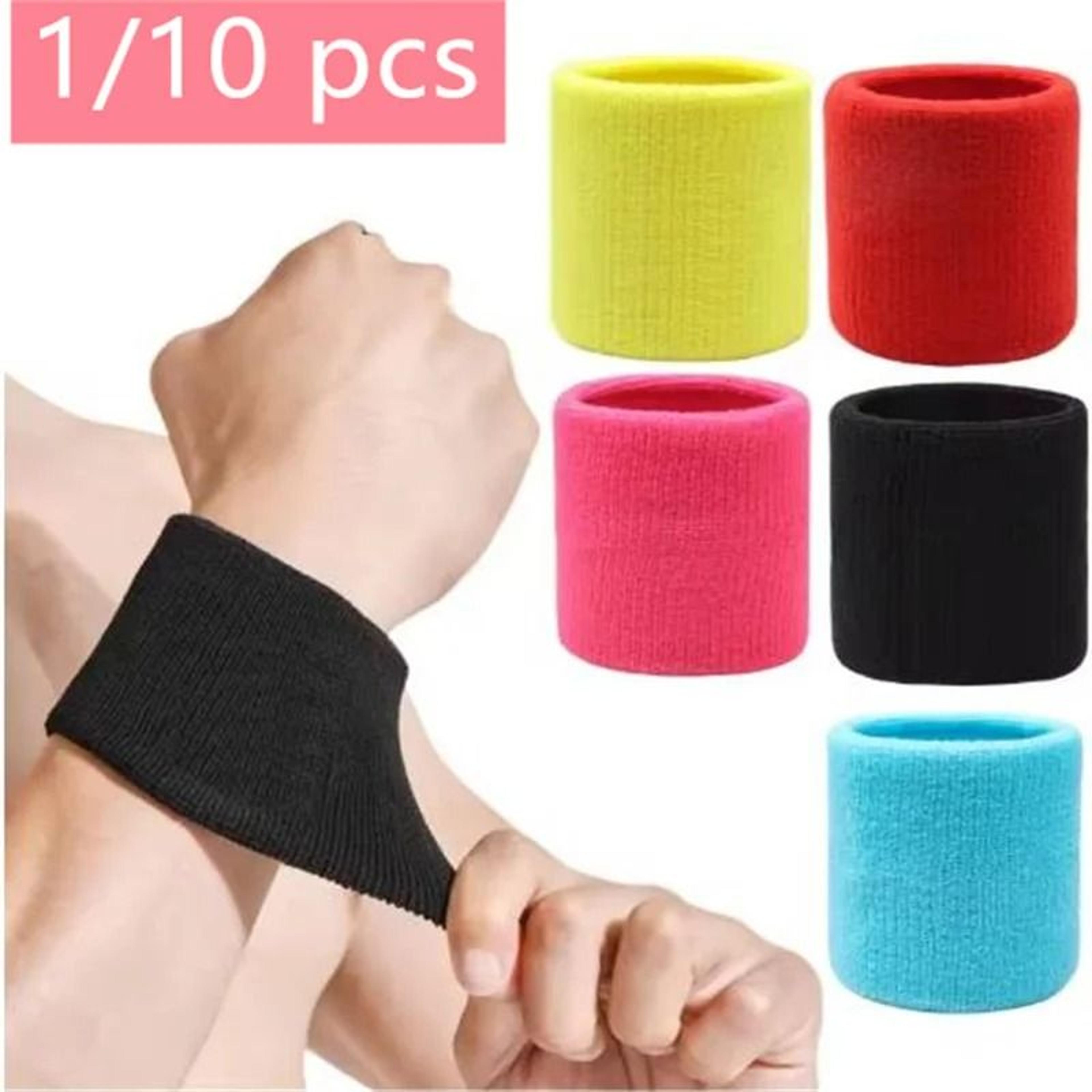 wrist support band sweat absorbent sport wristband for gym and fitness