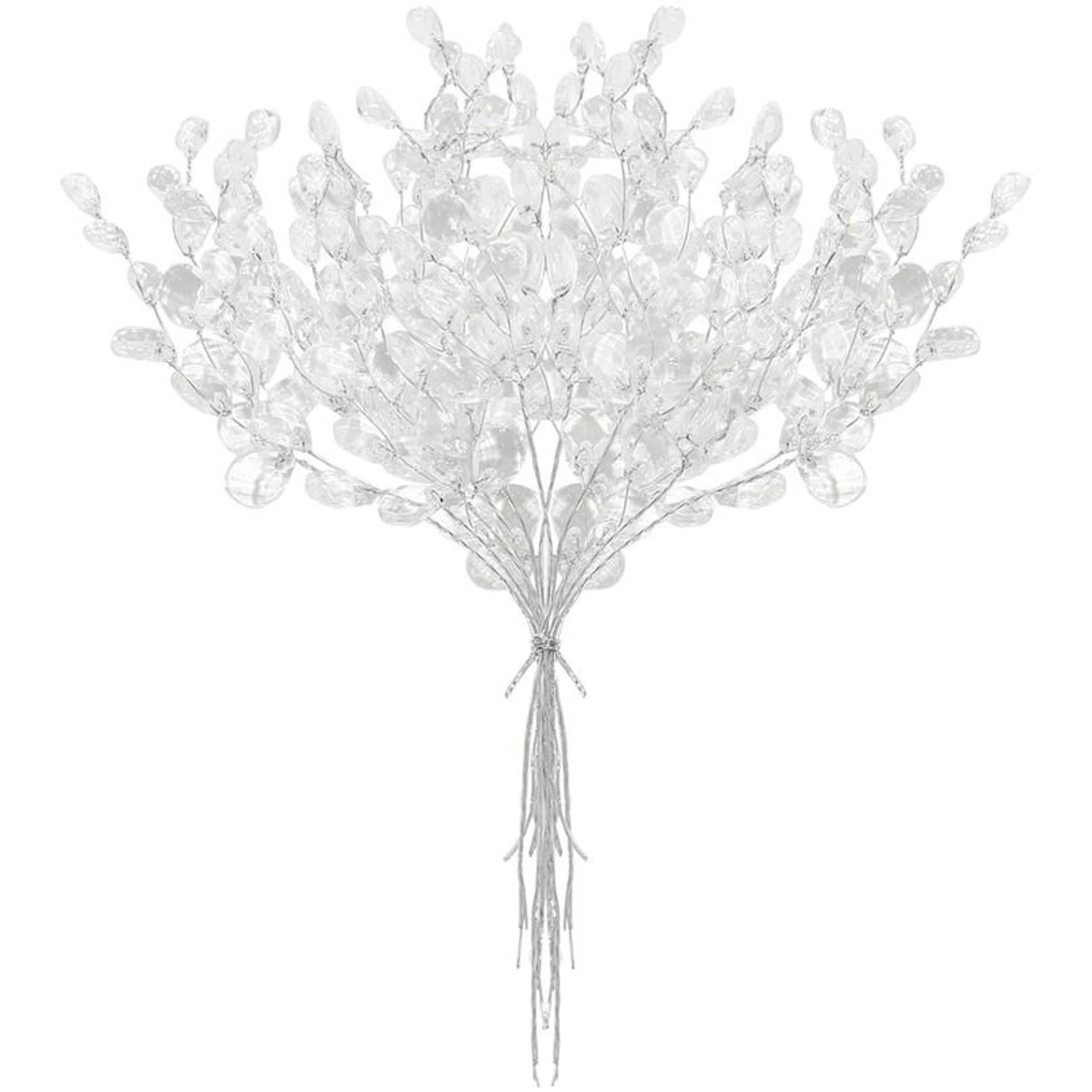 artificial white crystal acrylic water droplet decorative accessory