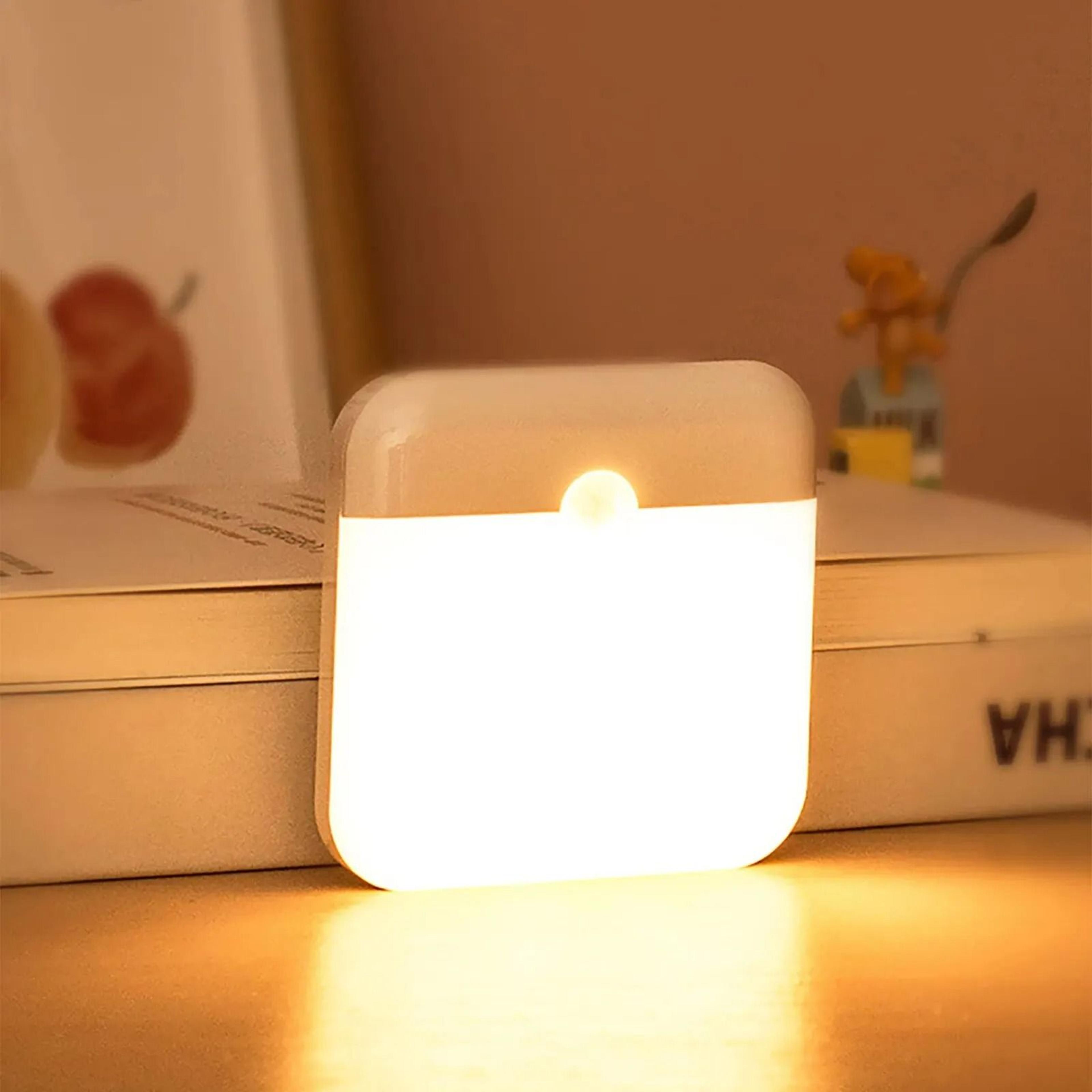 usb rechargeable led night light motion sensor wall lamp