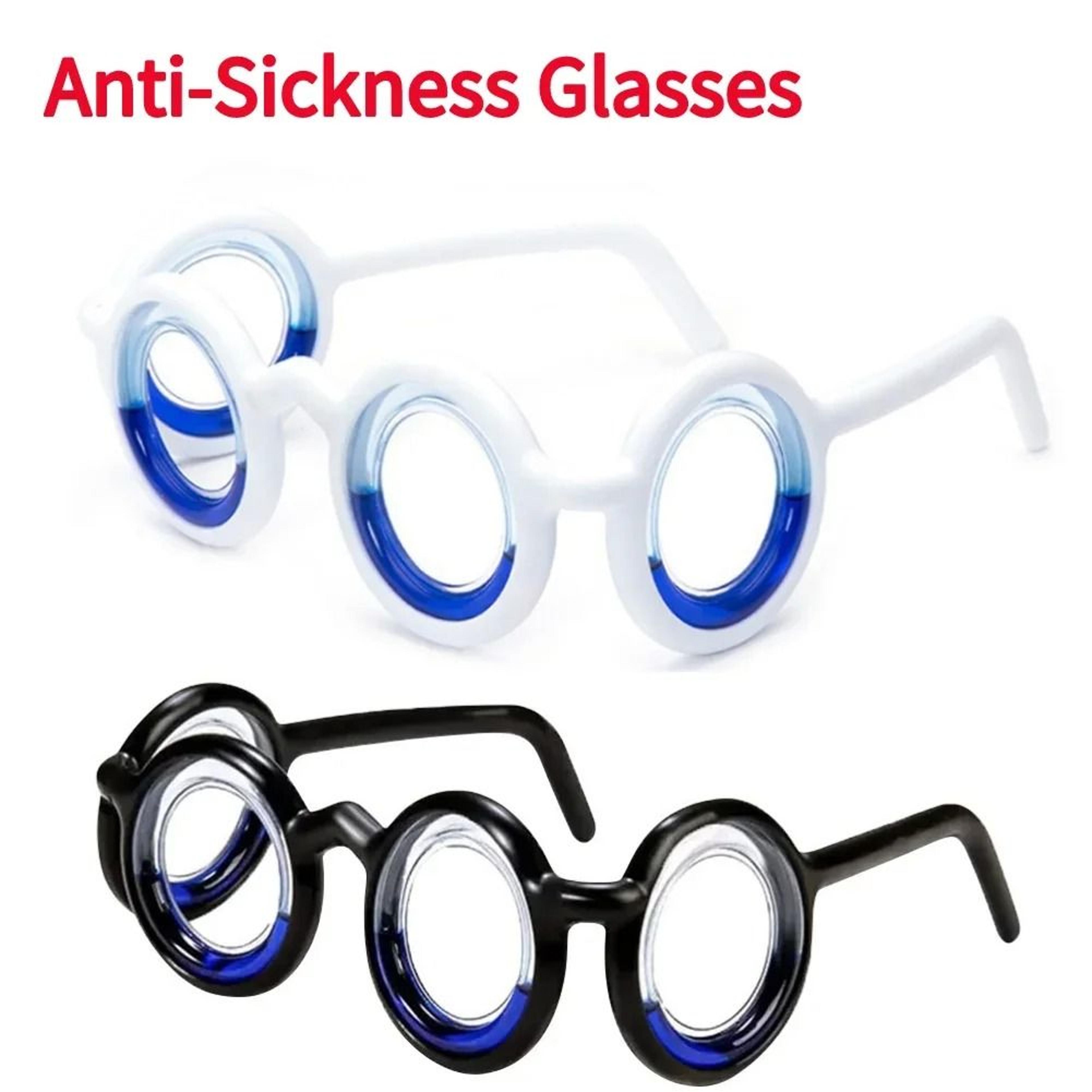 anti vertigo glasses without lens motion sickness relief glasses for travel