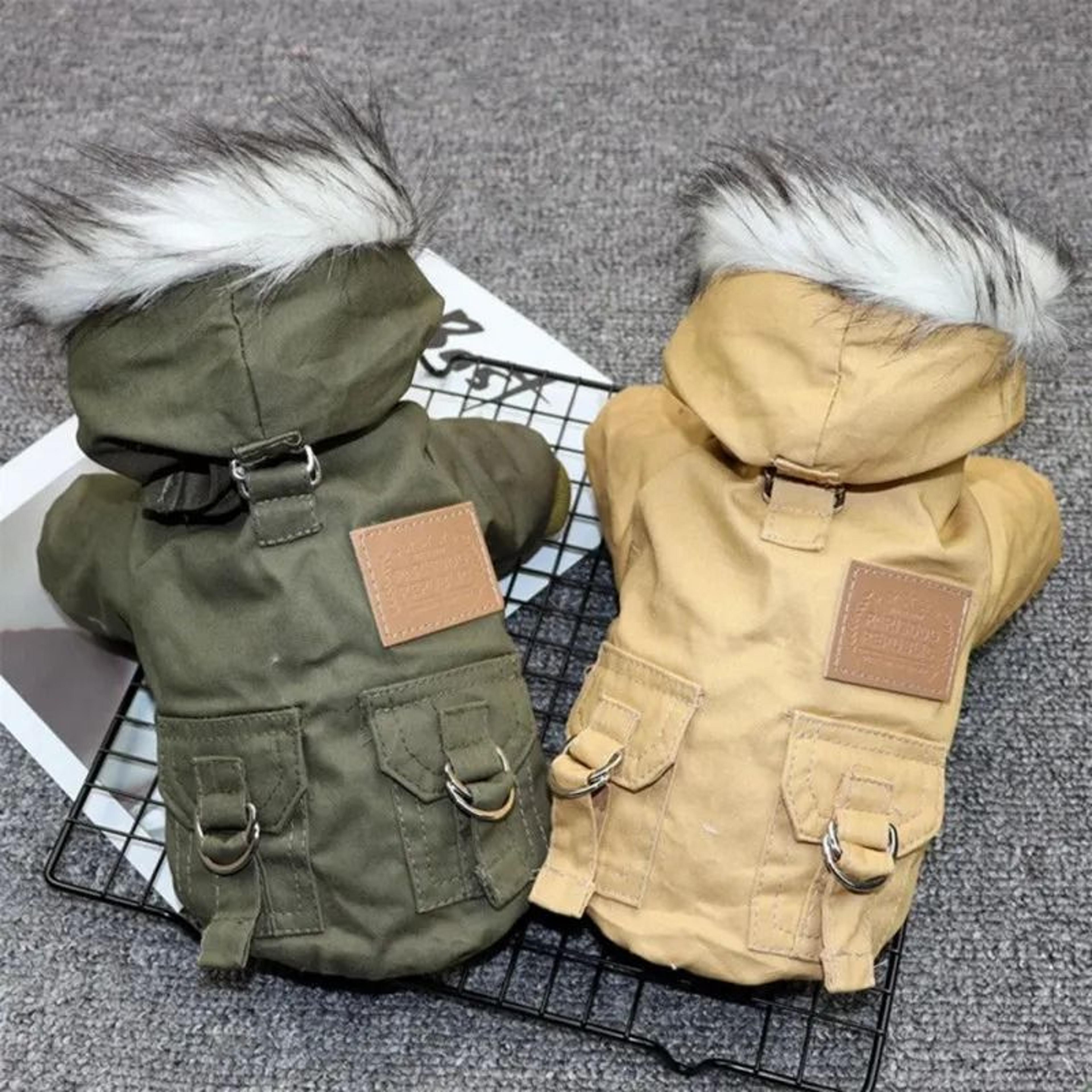winter warm dog jacket for small and medium pets