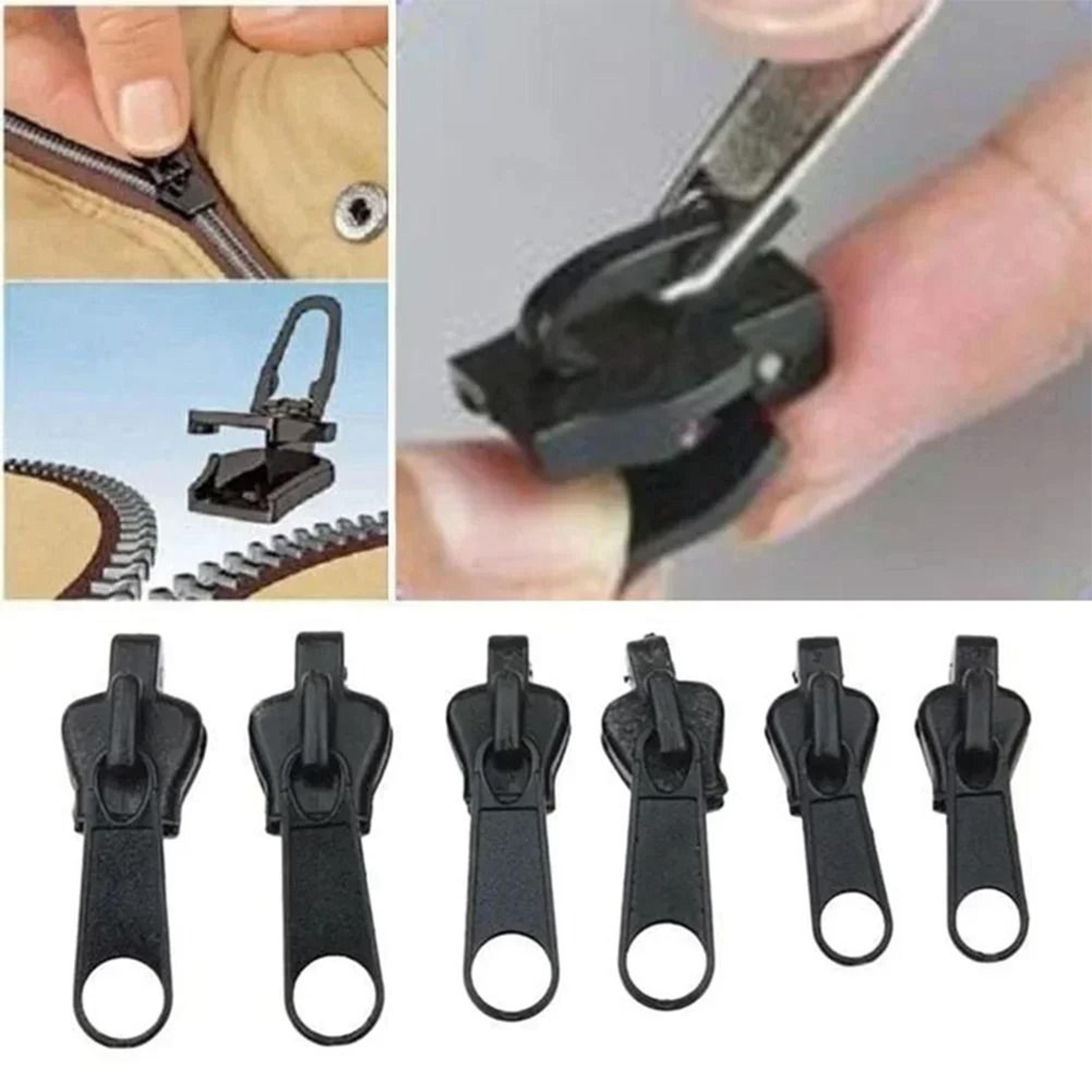 universal zipper repair kit 6 or 12 piece replacement sliders