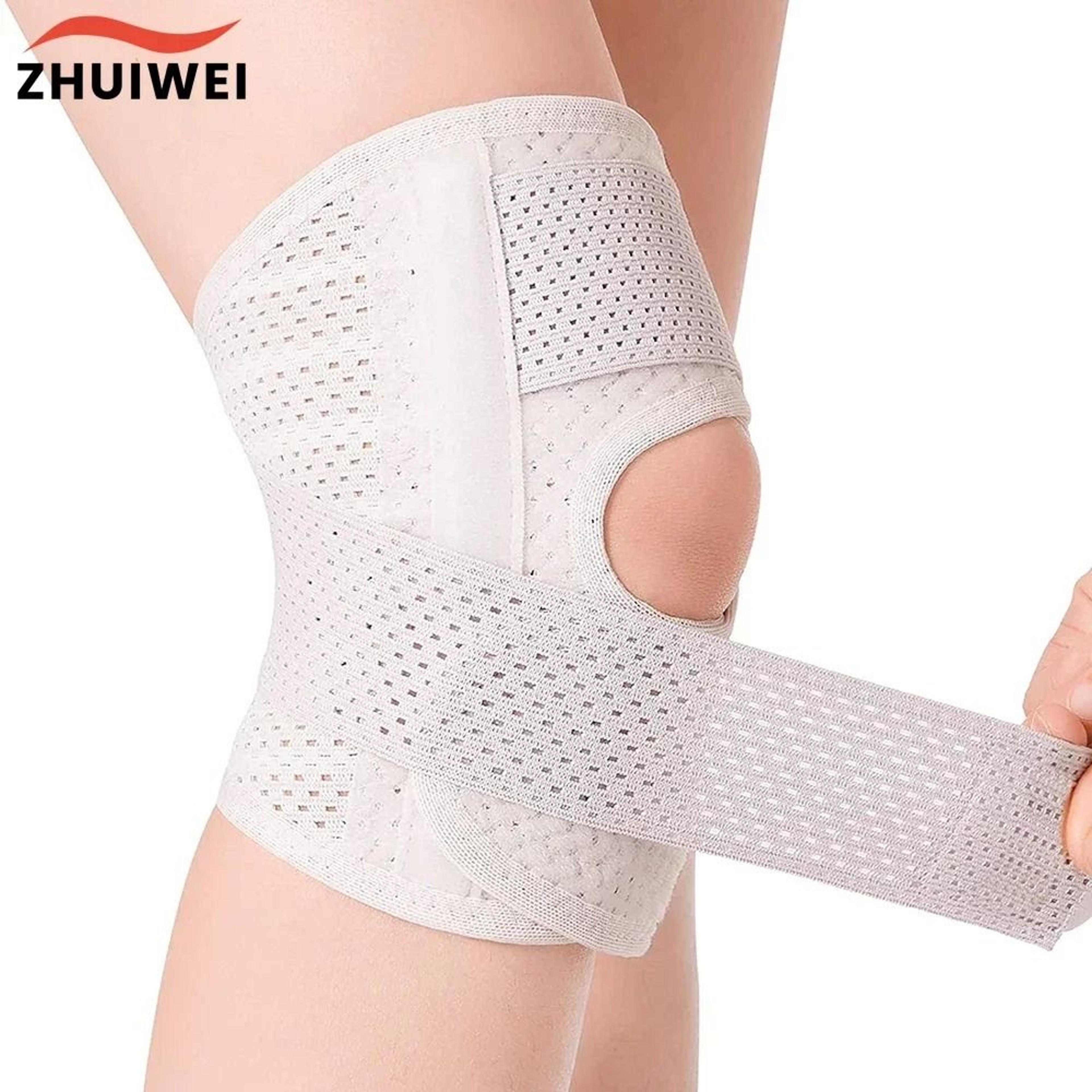 knee brace with side stabilizers breathable compression support for pain relief