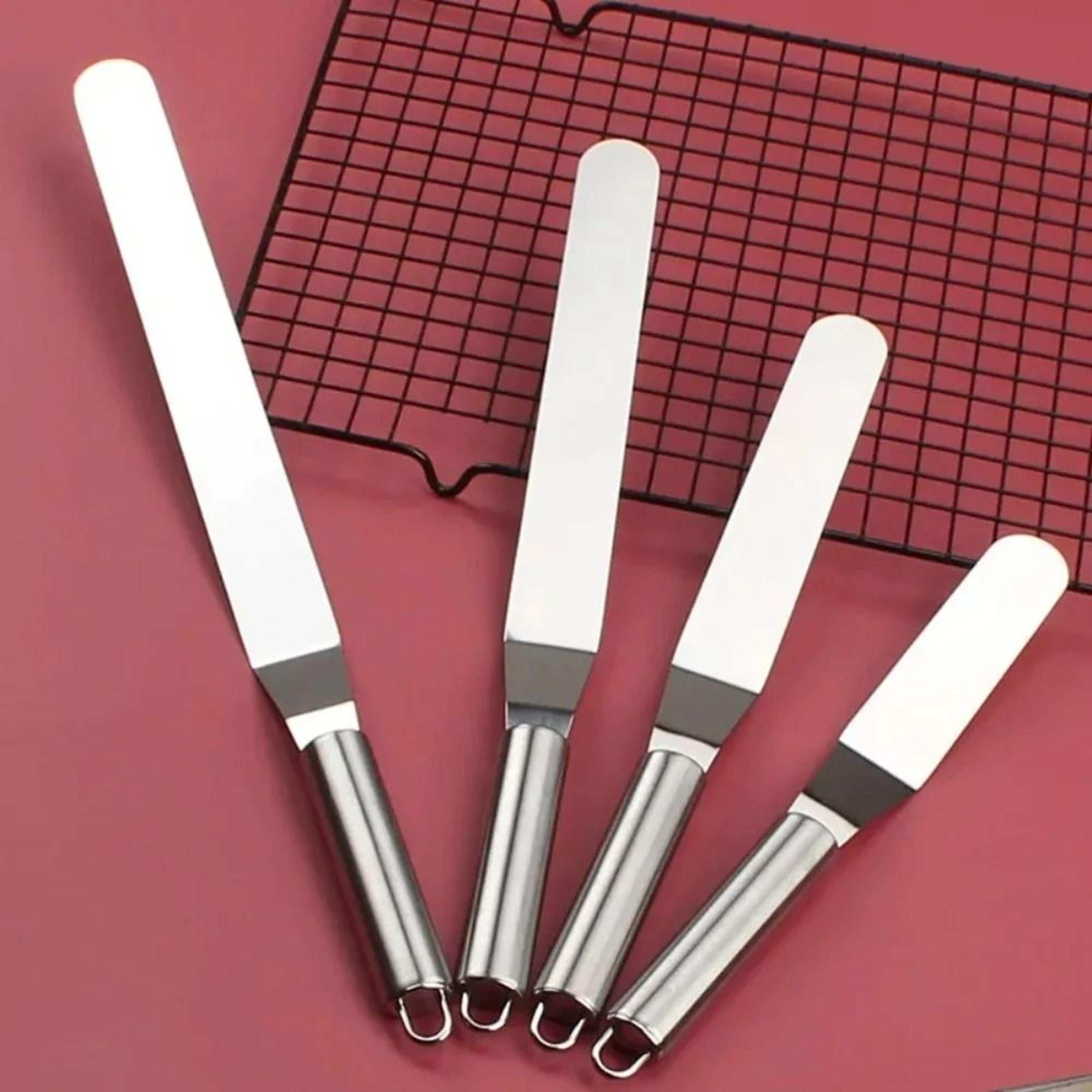 stainless steel cream icing frosting spatula 6 8 10 12 inch