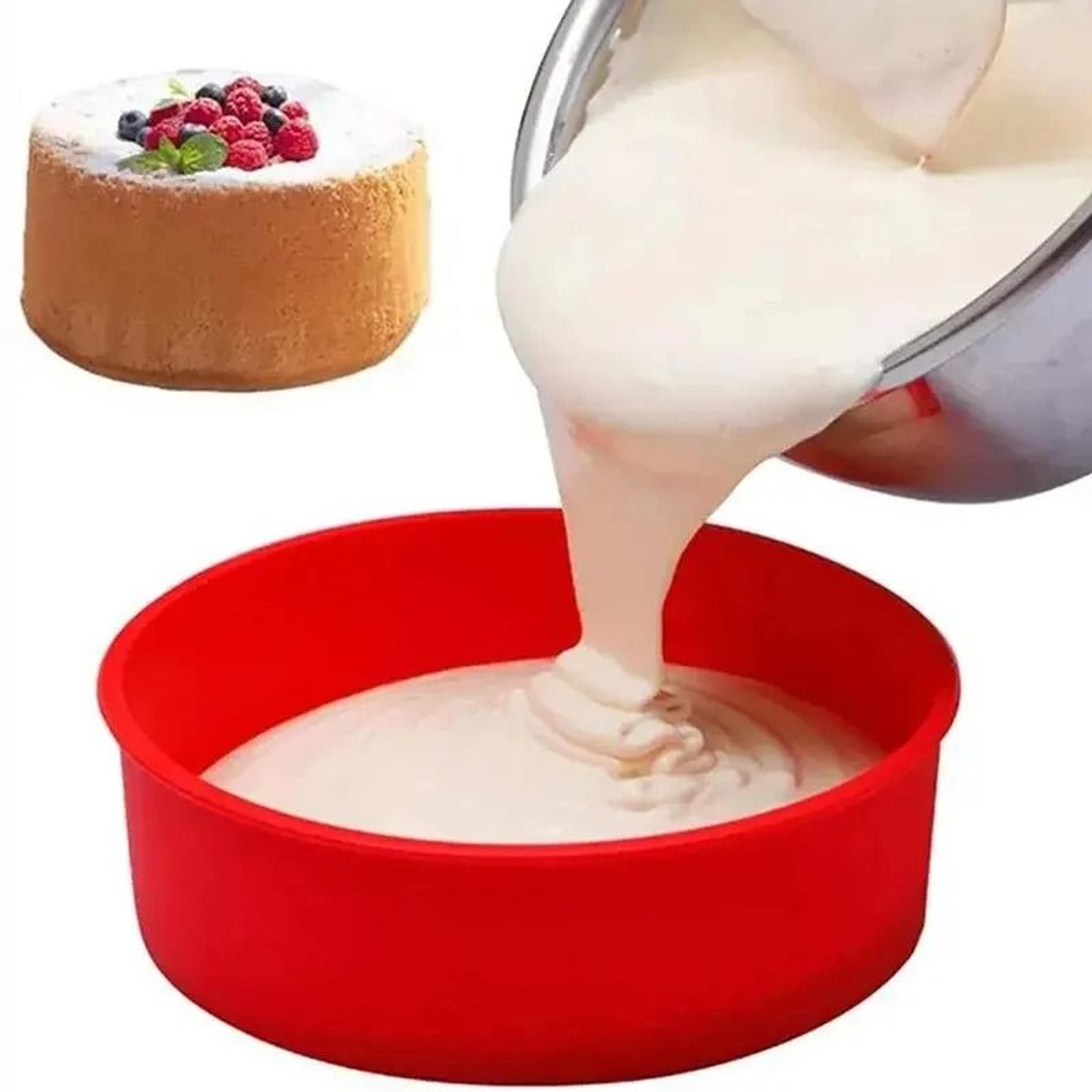 silicone cake mold round baking pan set 4 6 8 inch
