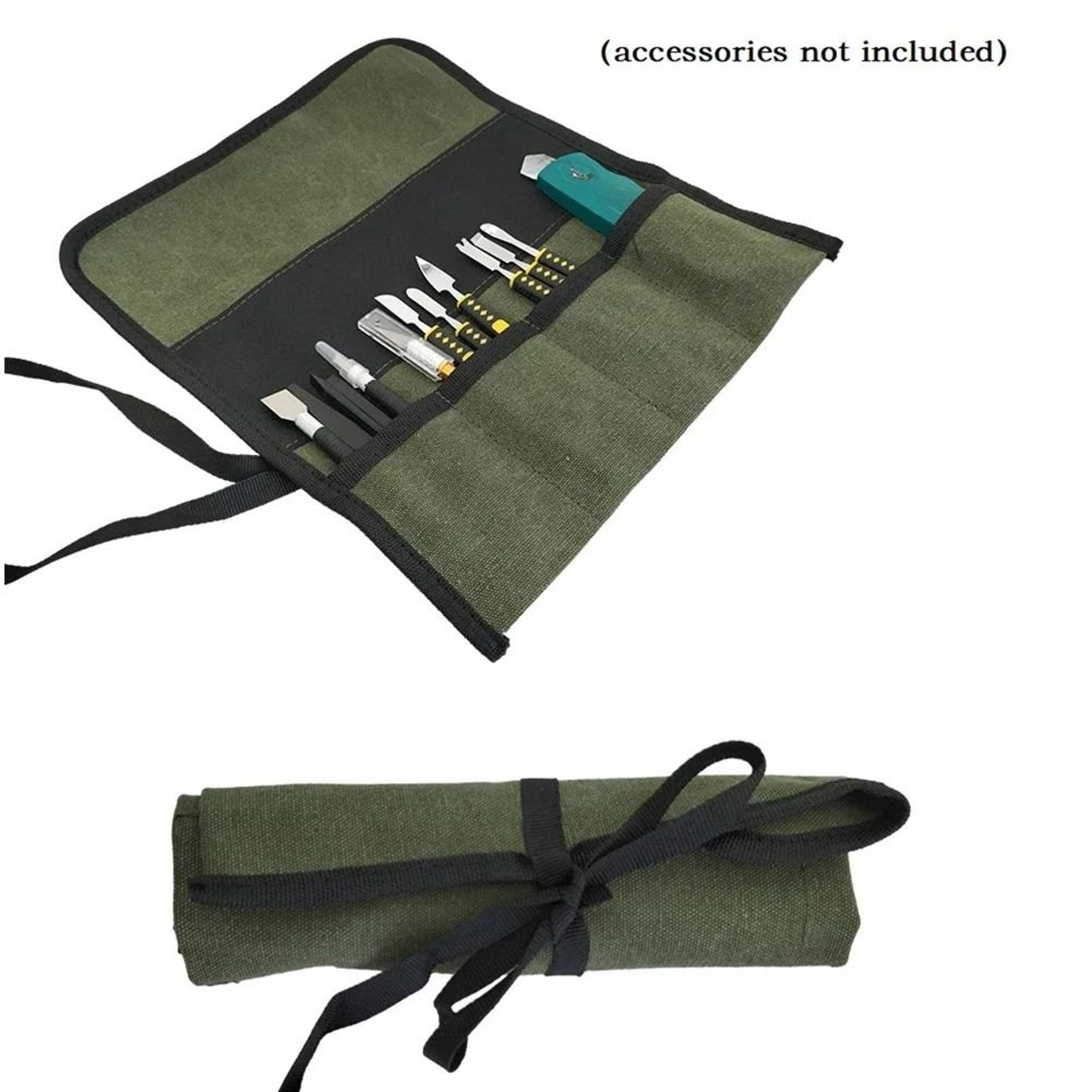 heavy duty multi purpose roll up tool bag oxford cloth