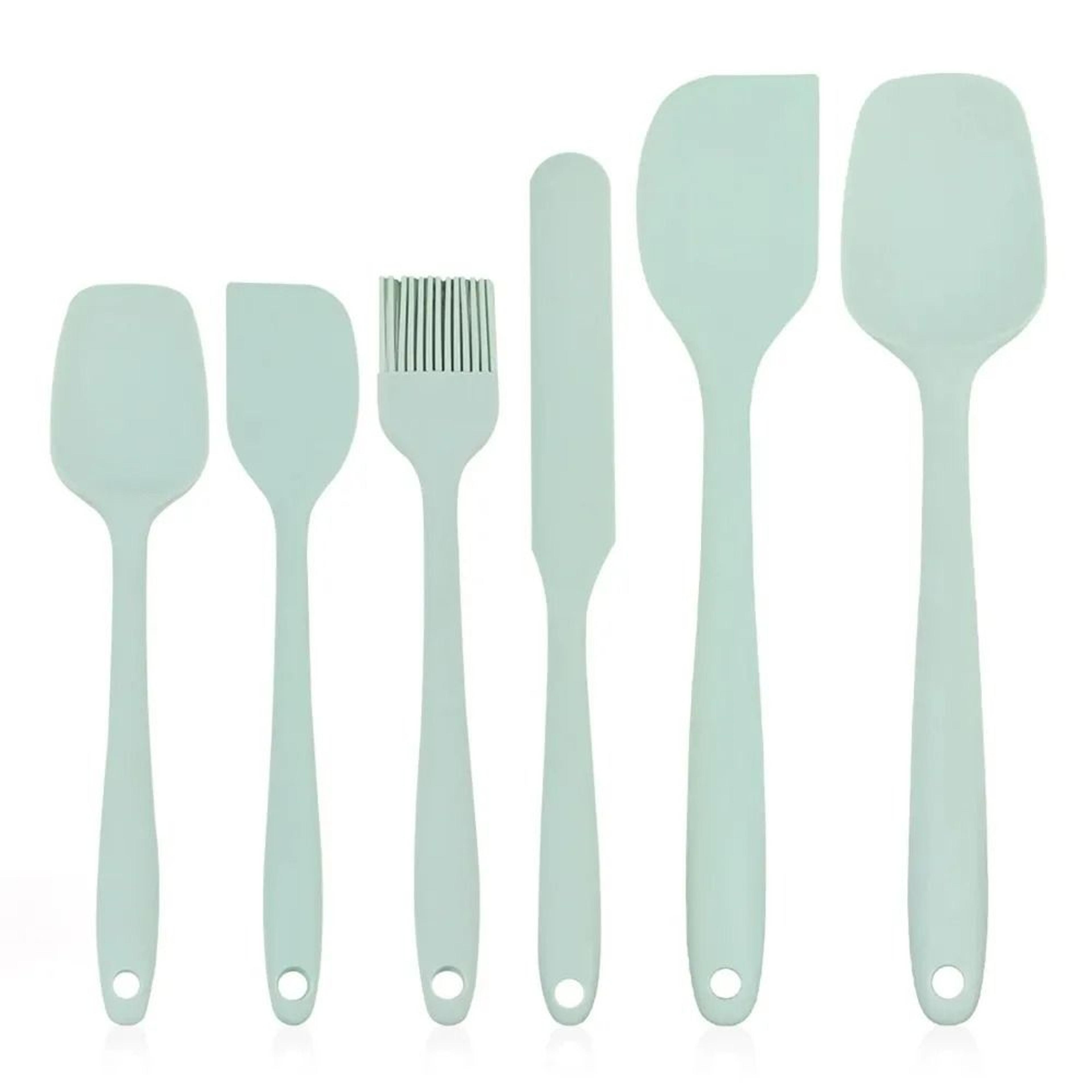 silicone spatula set 6-piece food-grade non-stick heat-resistant turner set