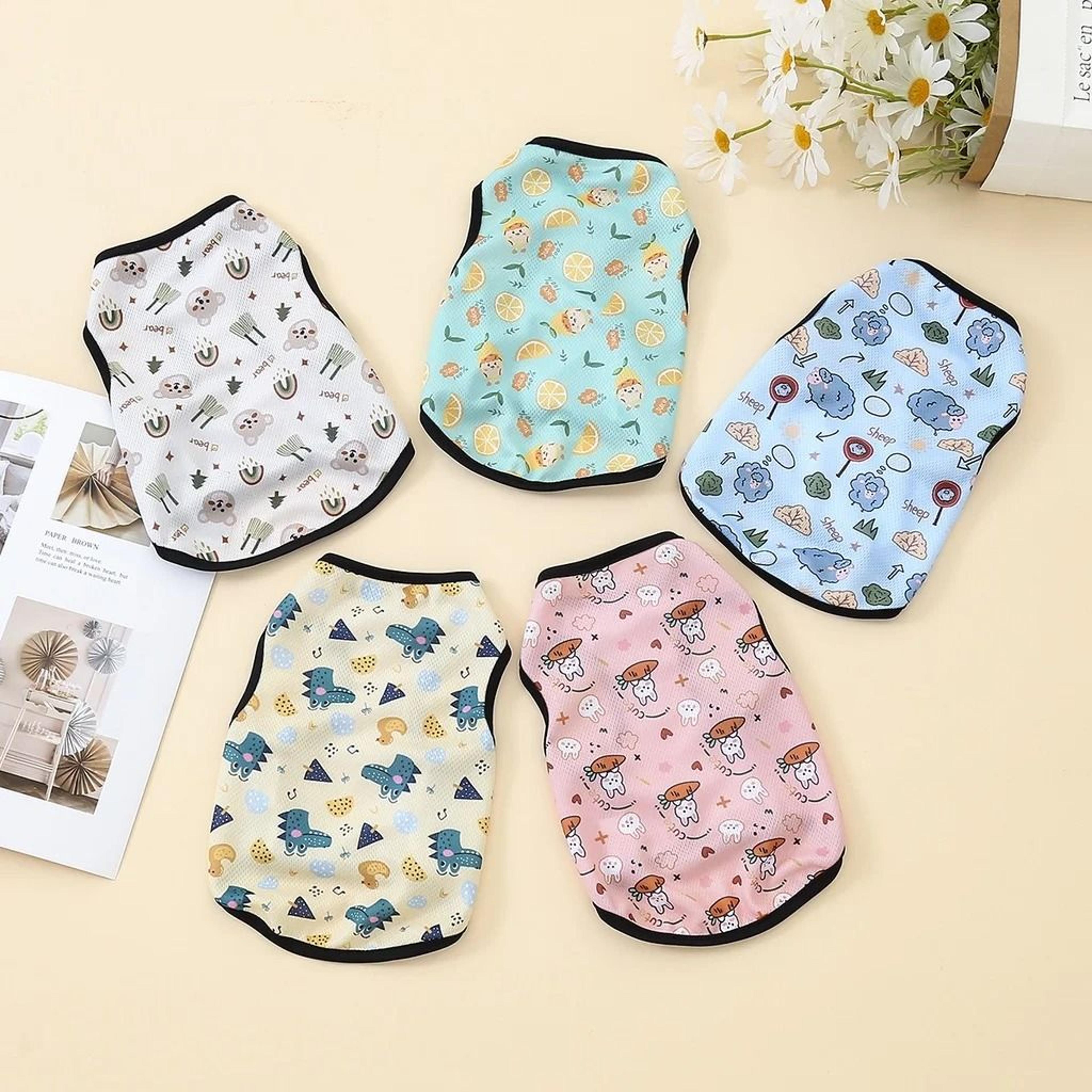 cartoon cute pet dog costume breathable sweatshirt for small dogs