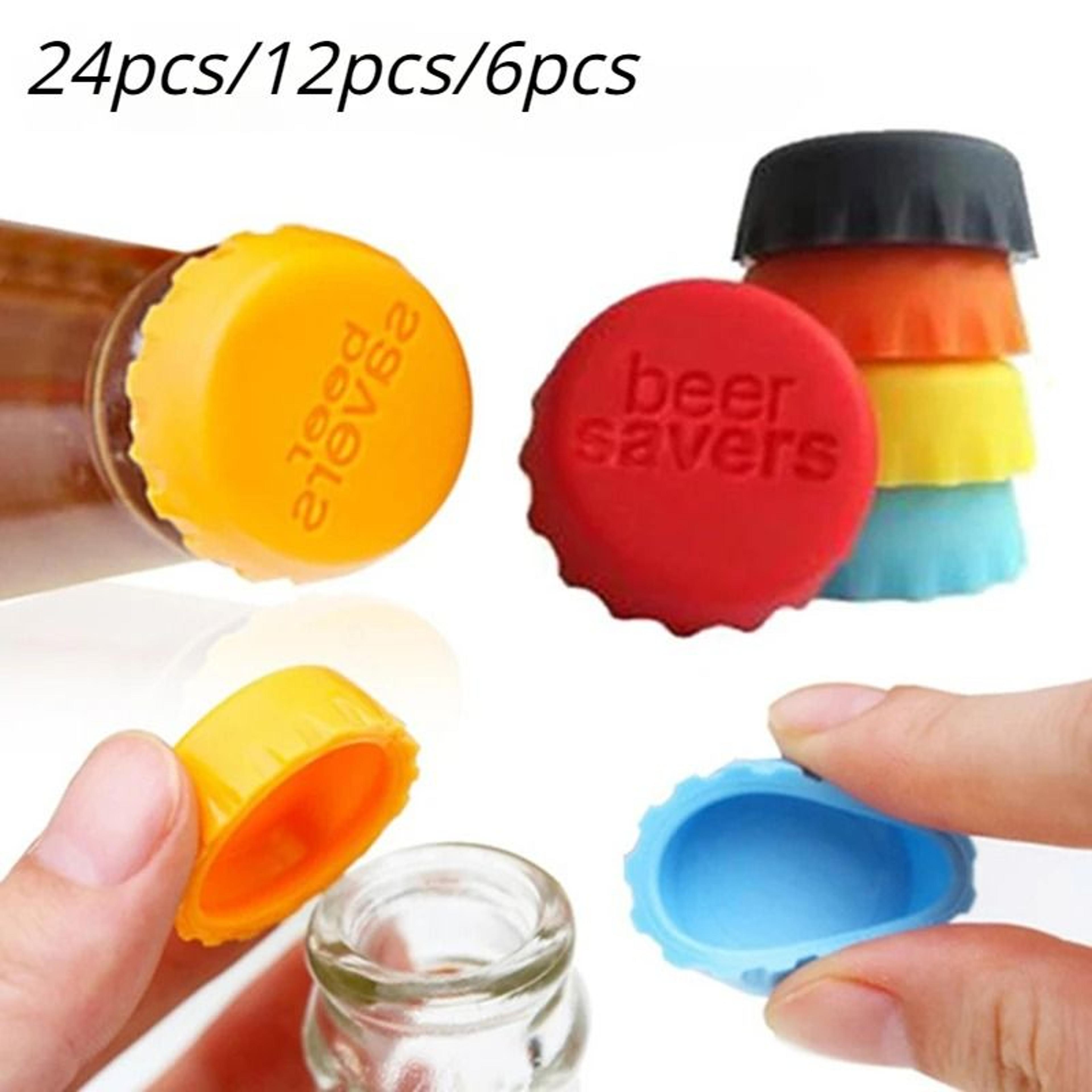 reusable silicone bottle cap seal for beer, soda, and condiment bottles