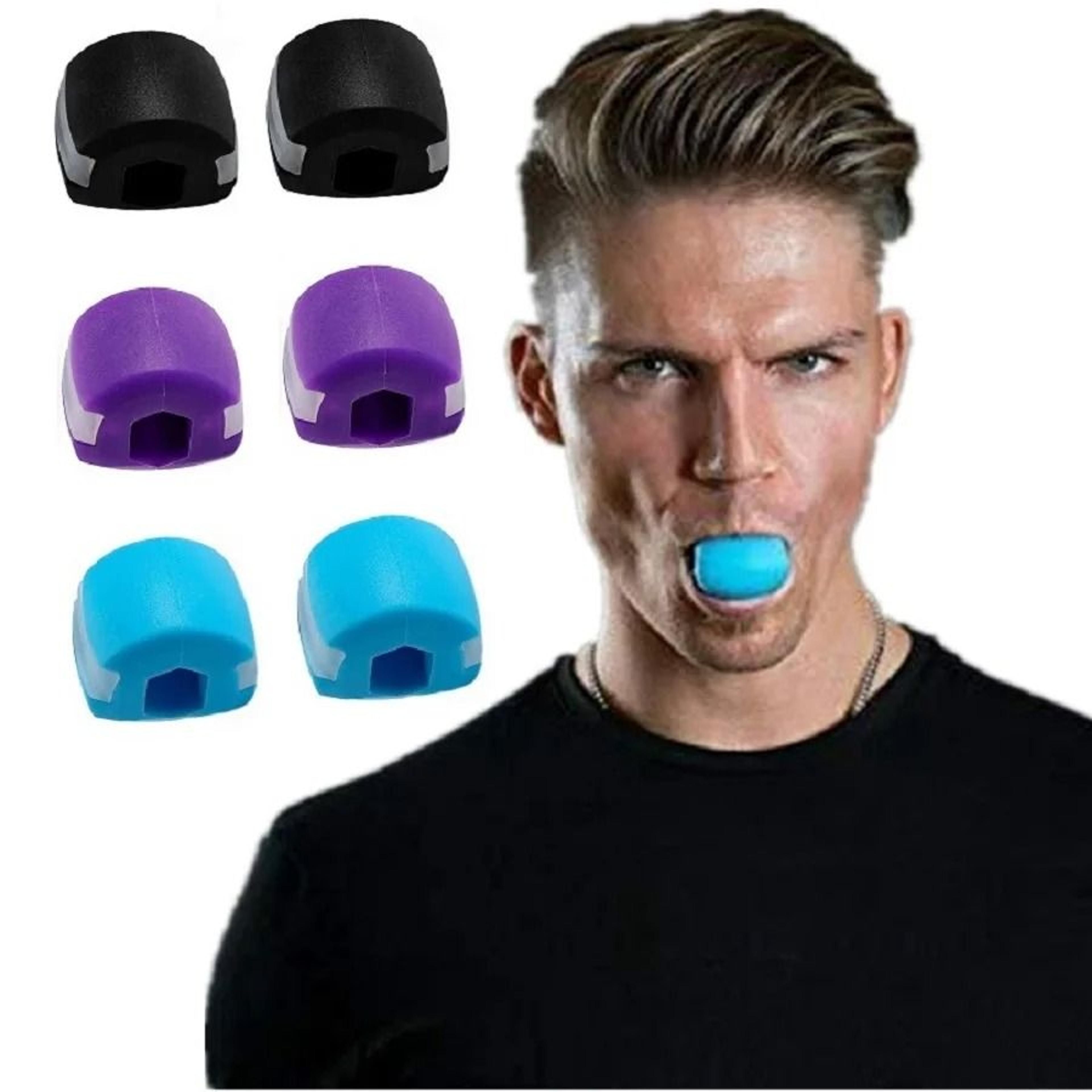 silicone jaw exerciser face fitness ball for double chin reduction