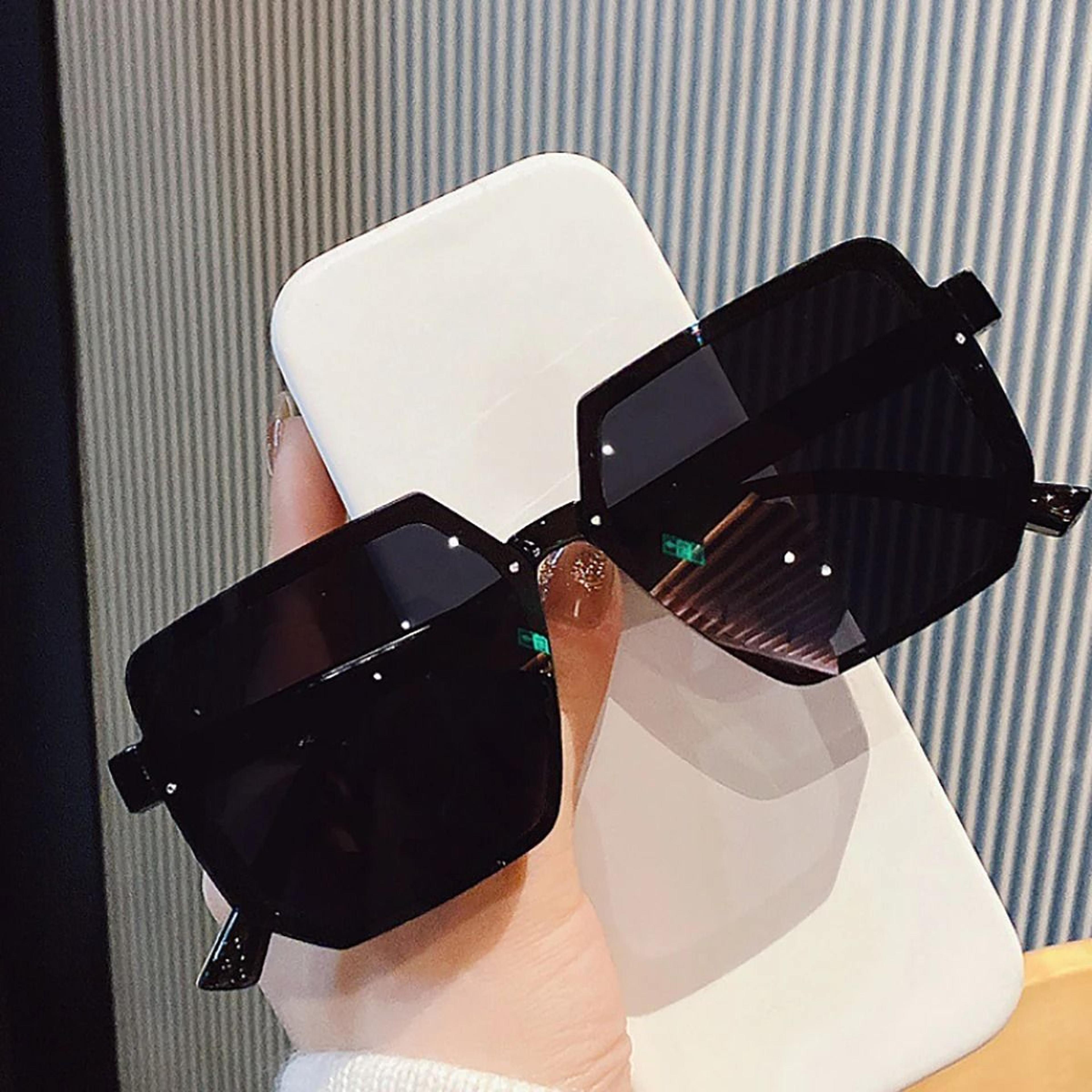 big frame vintage sunglasses for men and women