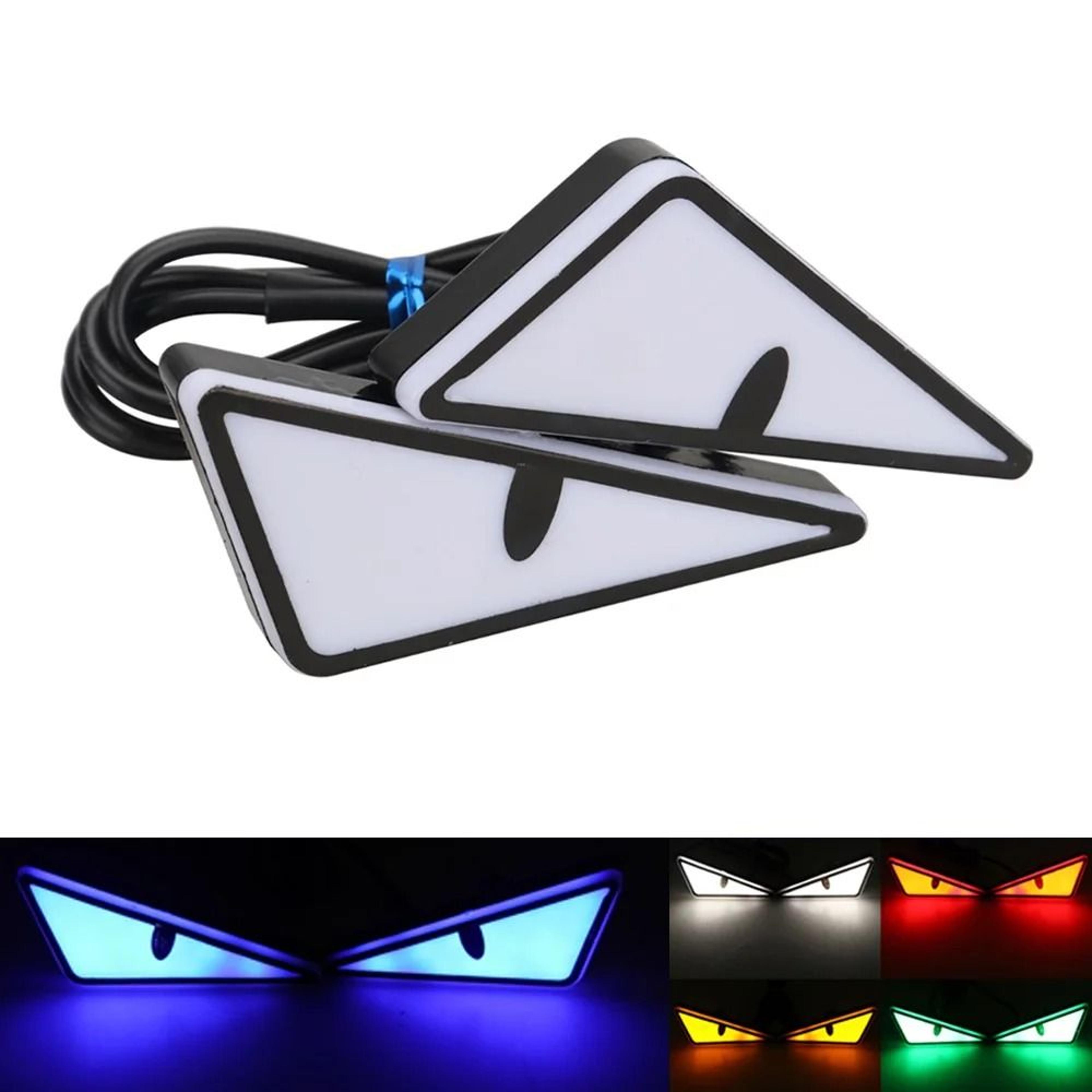 universal car led devil eyes light decoration kit