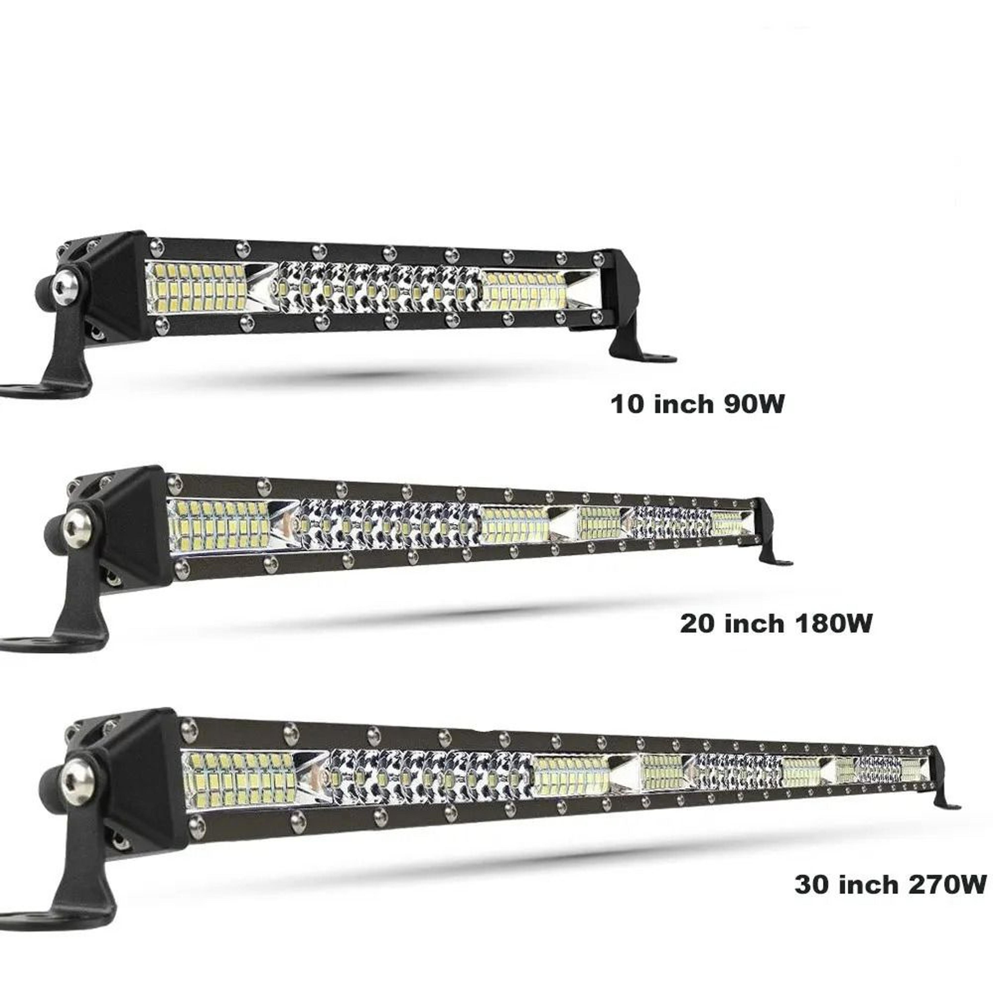 slim spot flood led light bar 12v / 24v off-road work lamp