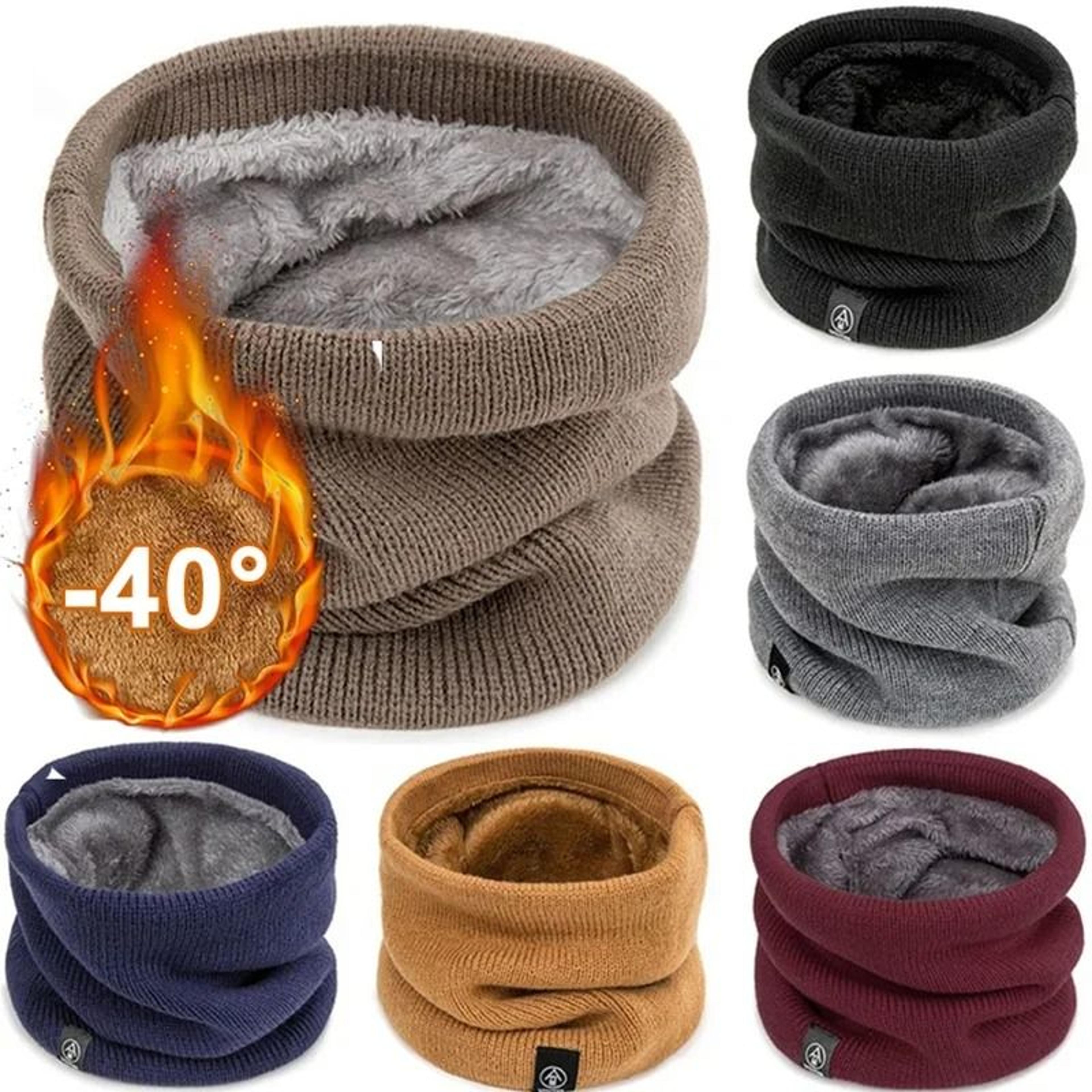 soft knitted winter neck warmer for men and women cold proof sport scarf