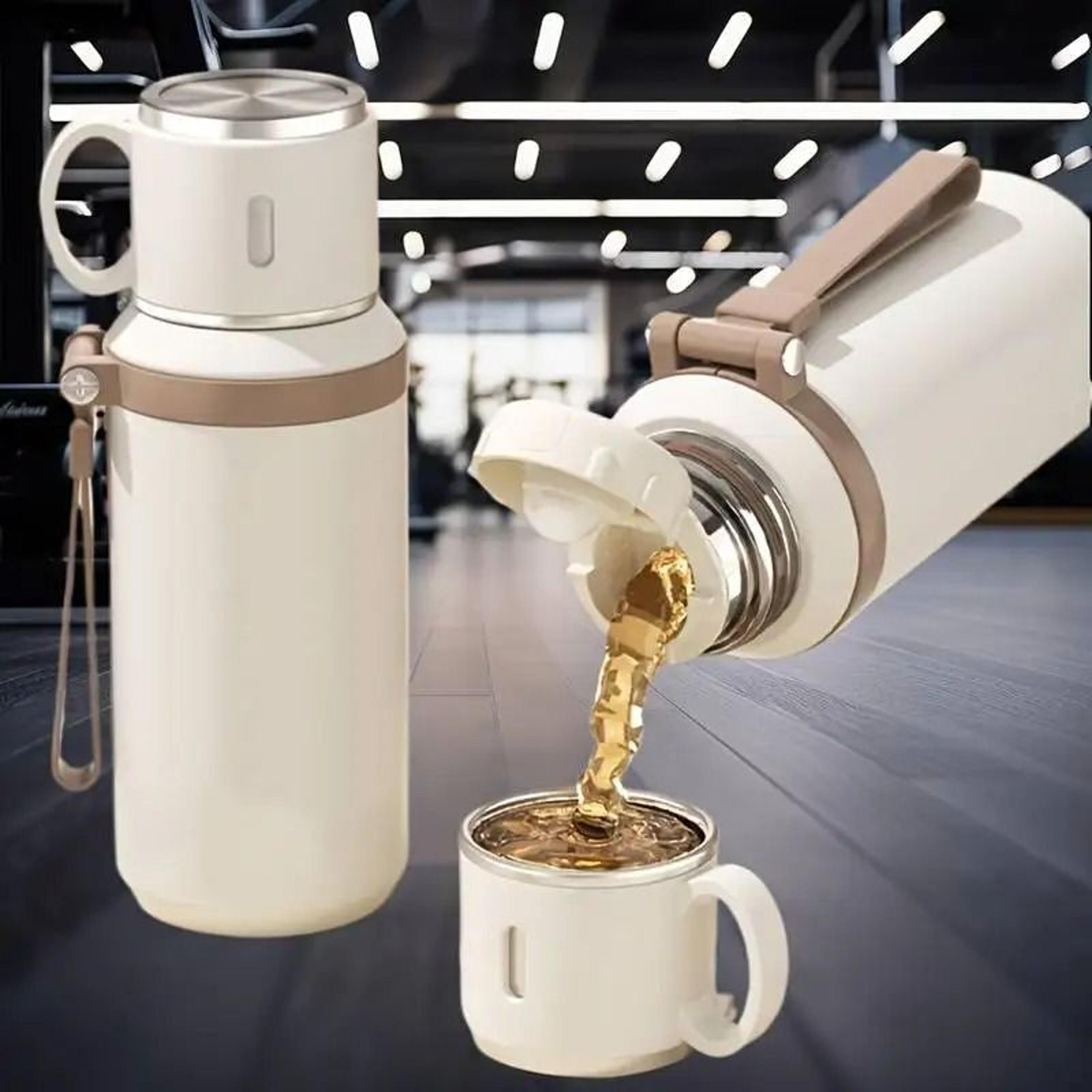 Stainless Steel Coffee Cup Travel Thermal Mug Leak Proof Thermos Bottle