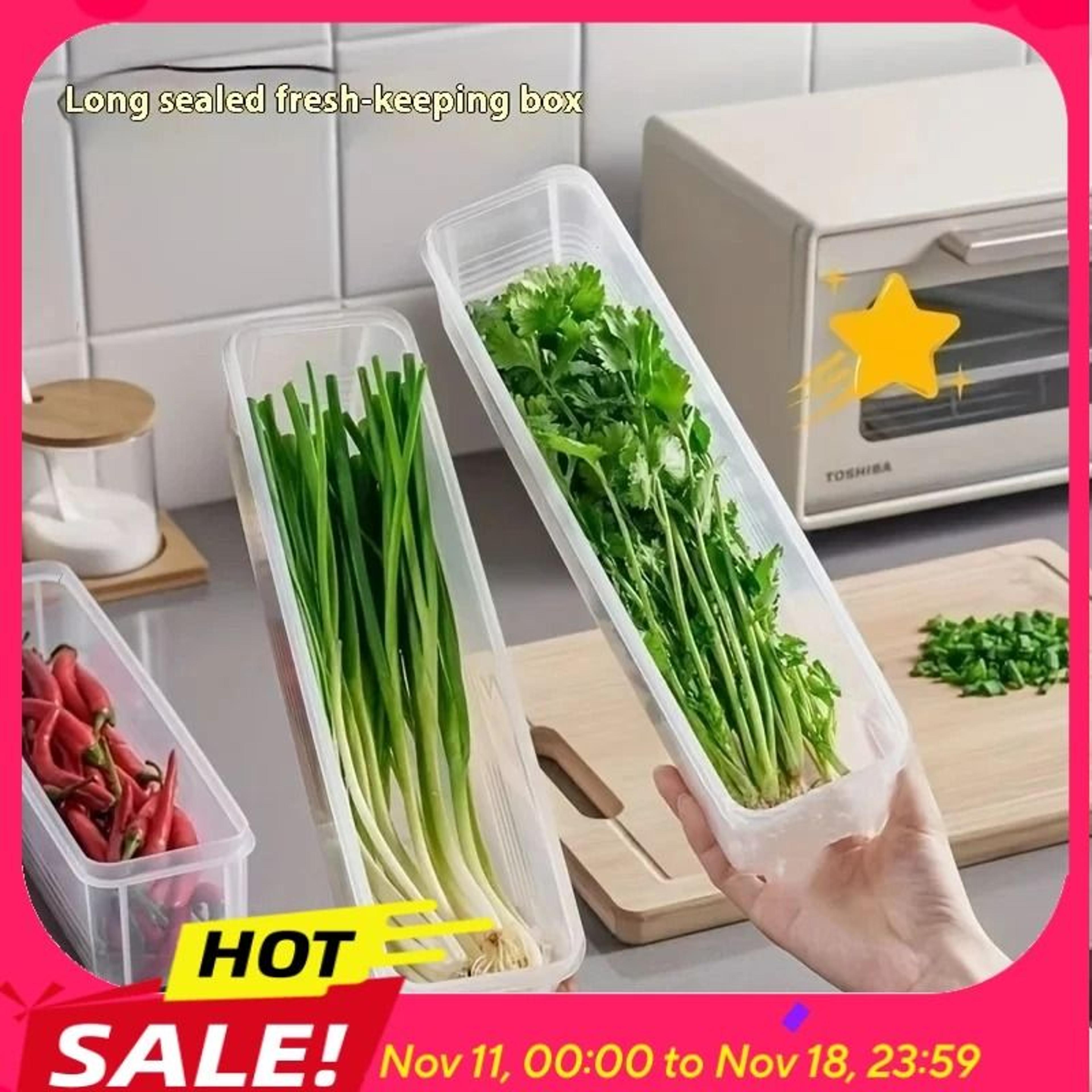 refrigerator fresh keeping storage box transparent sealed food preservation container